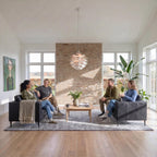 2-Sitzer Ledersofa Valencia – Echtleder Schwarz, skandinavisches Design - FURNHOUSE