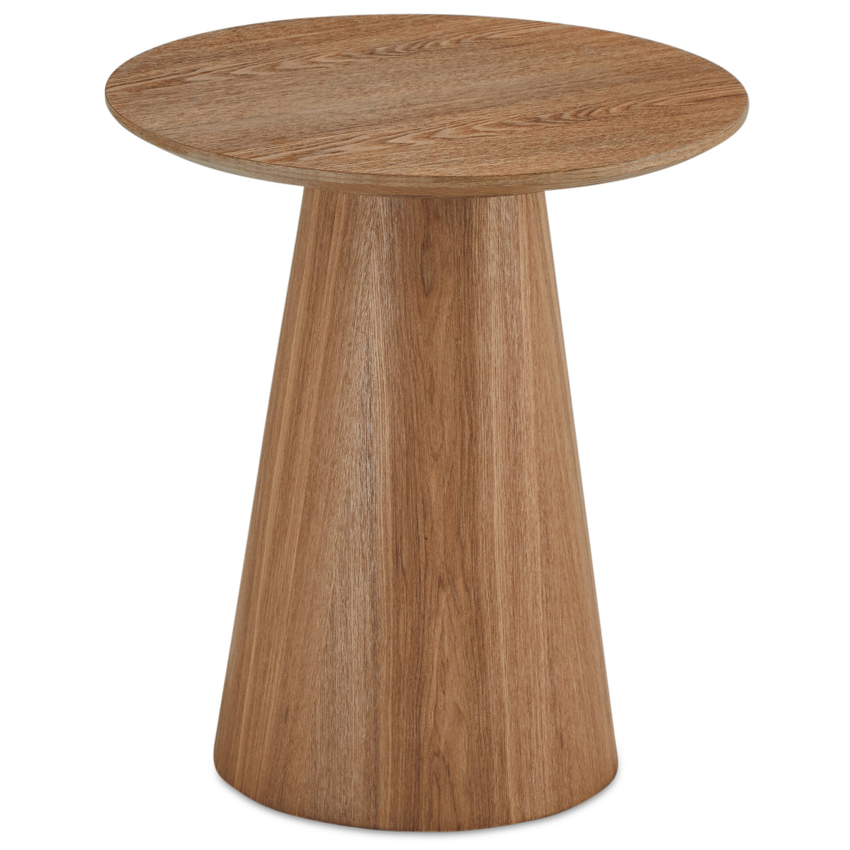 Runder Couchtischmit Säulenfuß Tango Eichefarben ø45x50 cm - FURNHOUSE