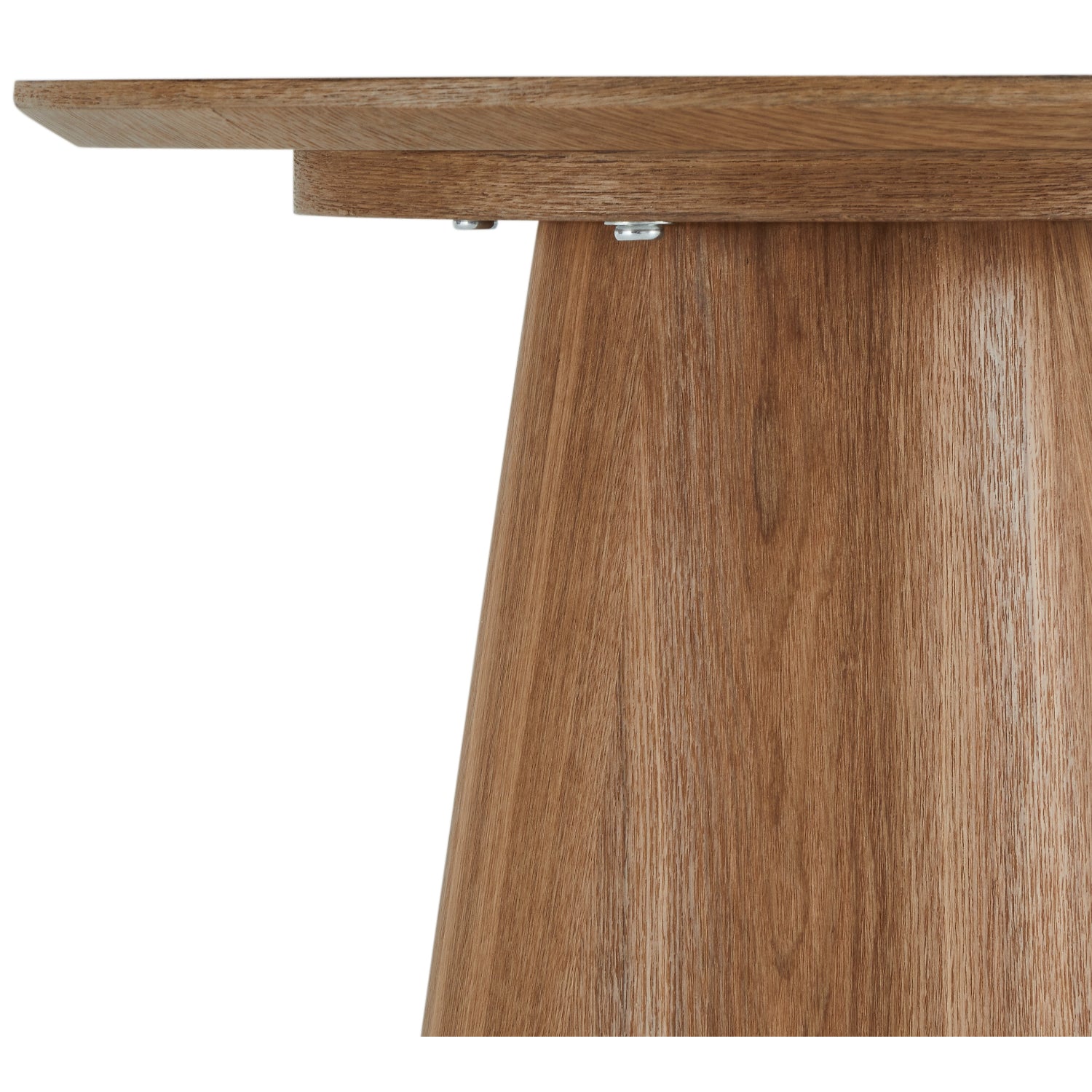 Runder Couchtischmit Säulenfuß Tango Eichefarben ø45x50 cm - FURNHOUSE
