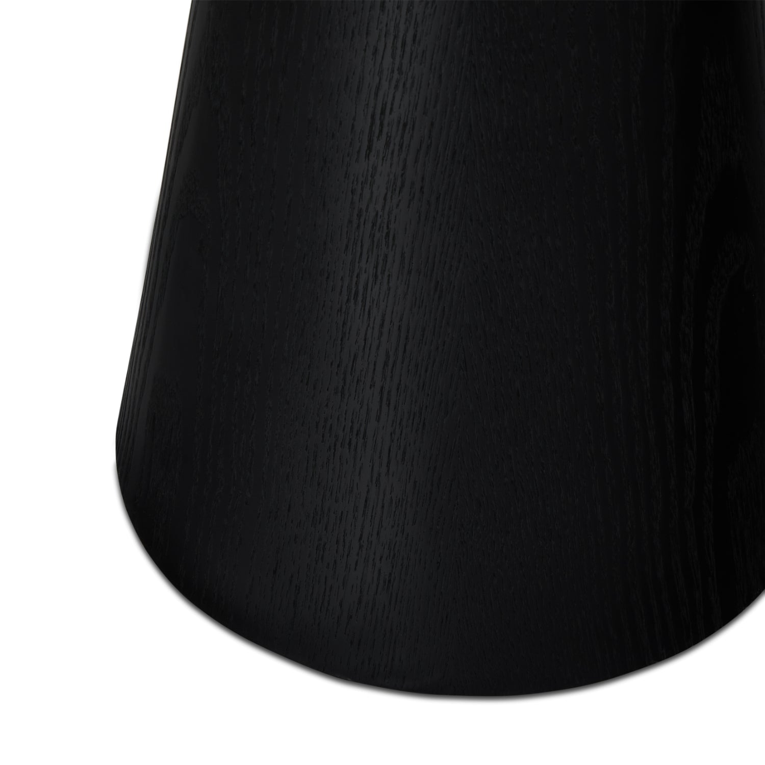Runder Couchtisch mit Säulenfuß Tango Schwarz ø45x50 cm - FURNHOUSE
