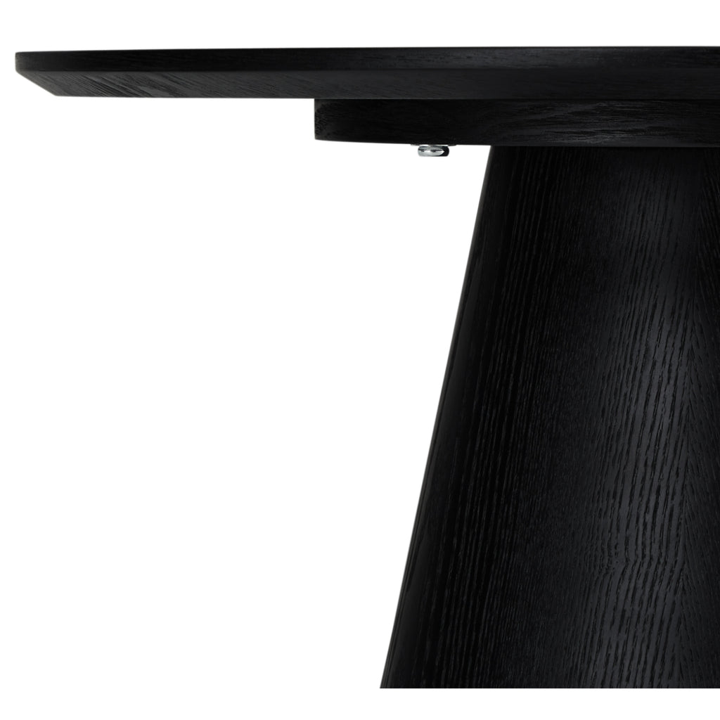 Couchtisch 2er Set ø60/80 cm Tango - Eiche Schwarz