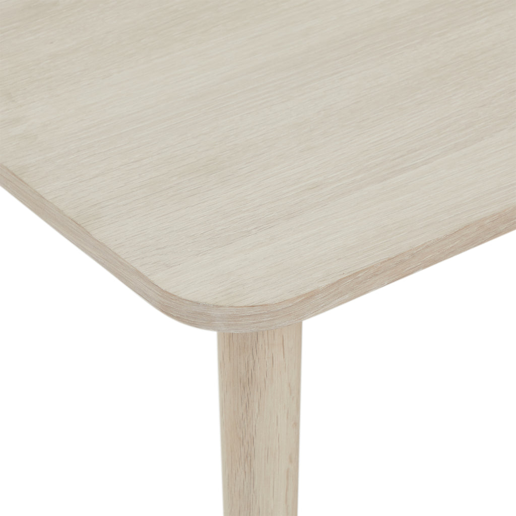 Rechteckiger Couchtisch Nyborg Eiche massiv 125x70 cm - FURNHOUSE