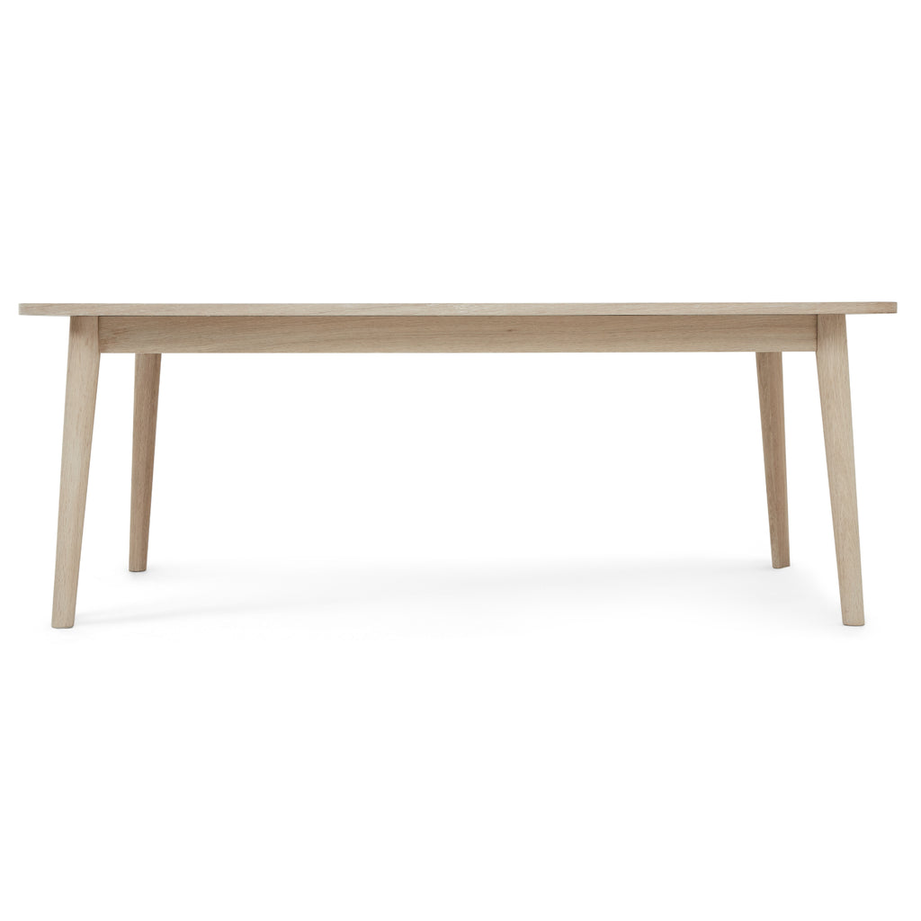 Rechteckiger Couchtisch Nyborg Eiche massiv 125x70 cm - FURNHOUSE