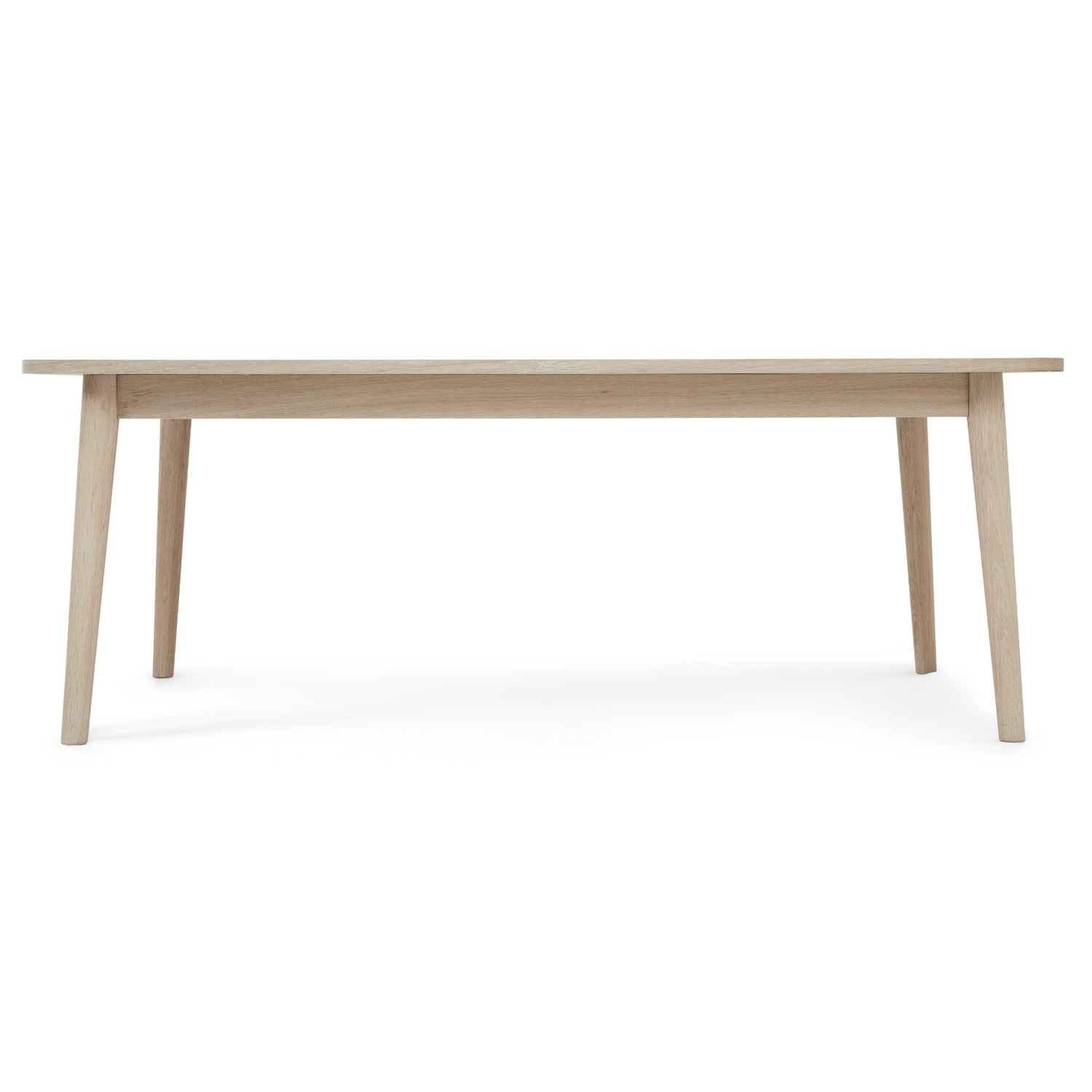 Rechteckiger Couchtisch Nyborg Eiche massiv 125x70 cm - FURNHOUSE
