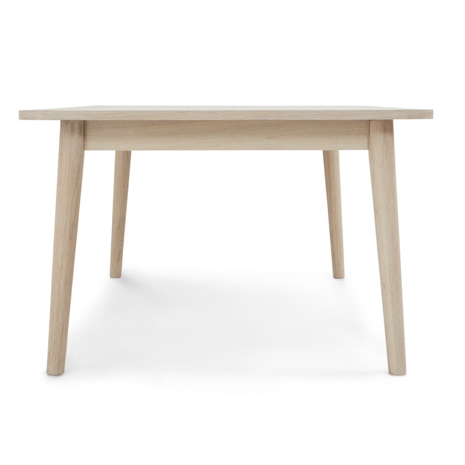 Rechteckiger Couchtisch Nyborg Eiche massiv 125x70 cm - FURNHOUSE