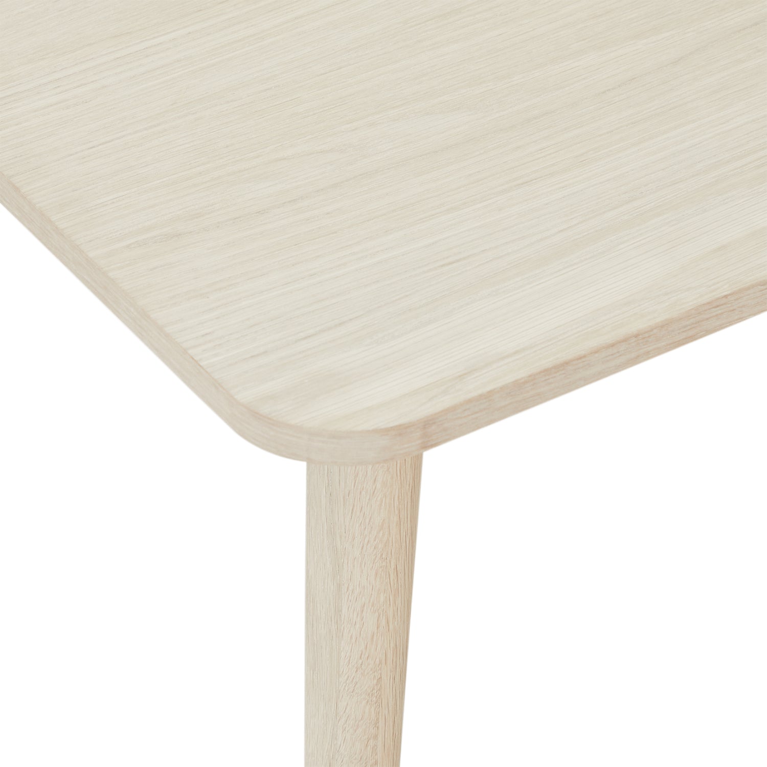 Quadratischer Couchtisch Nyborg Eiche massiv 90x90 cm - FURNHOUSE
