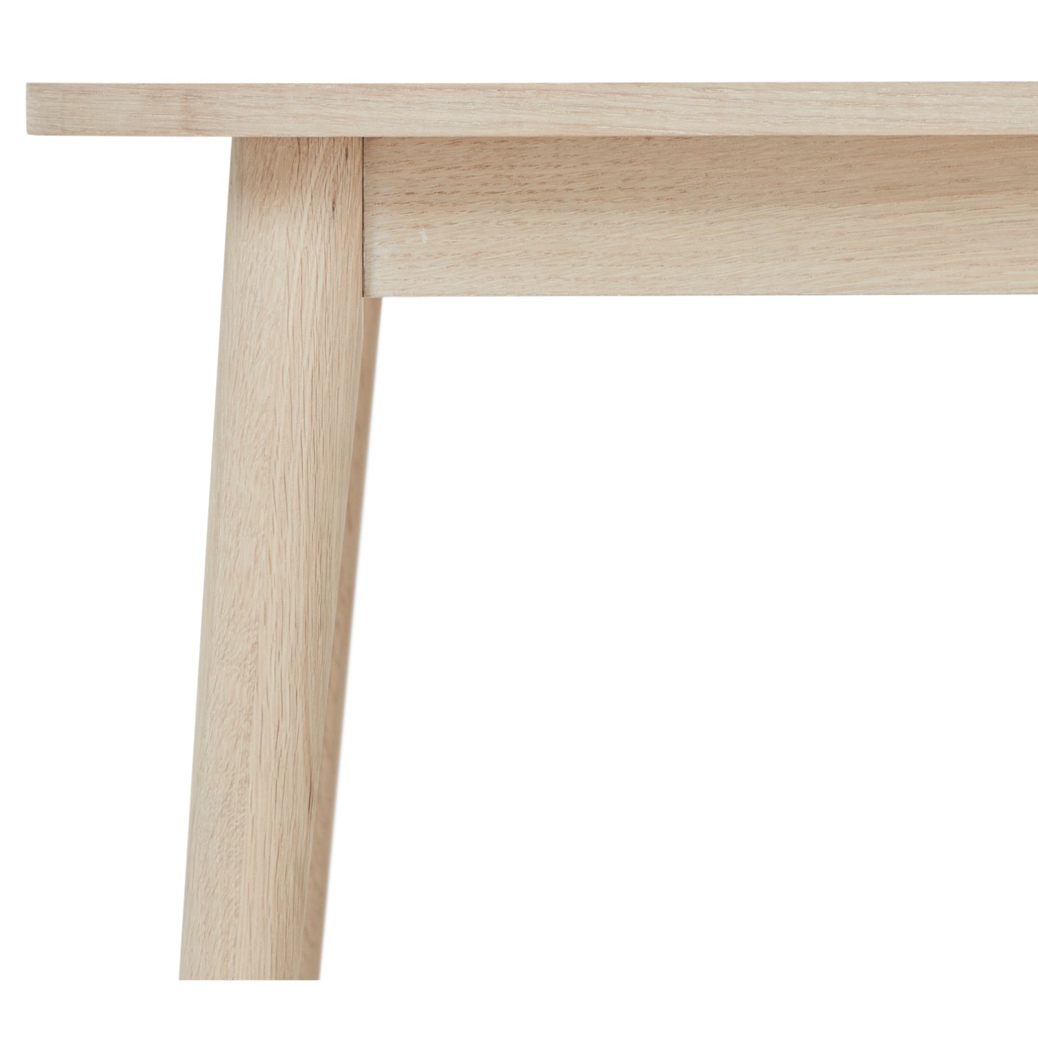 Quadratischer Couchtisch Nyborg Eiche massiv 90x90 cm - FURNHOUSE