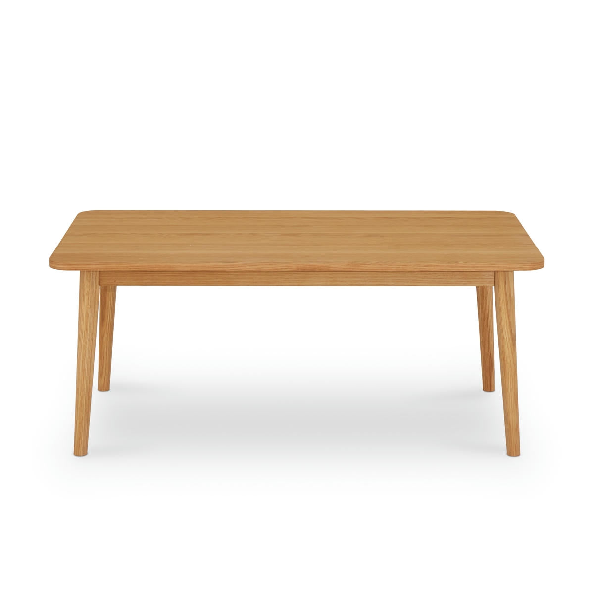 Rechteckiger Couchtisch Nyborg Eiche massiv 125x70 cm - Natürliches Öl - FURNHOUSE