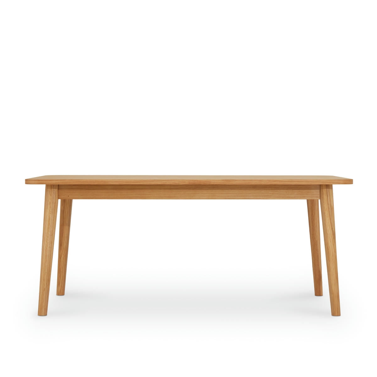 Rechteckiger Couchtisch Nyborg Eiche massiv 125x70 cm - Natürliches Öl - FURNHOUSE