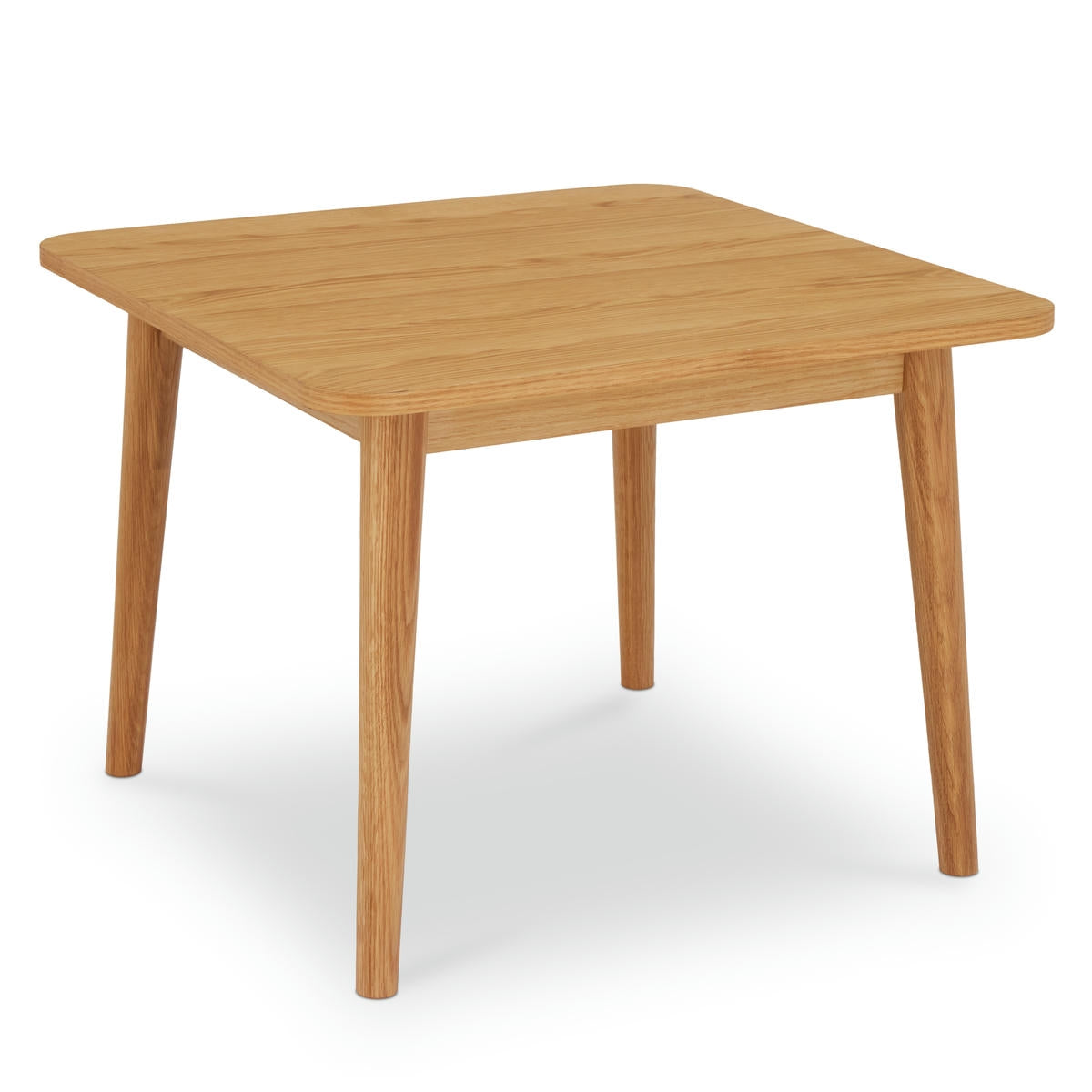Quadratischer Couchtisch Nyborg Eiche massiv 70x70 cm - Natürliches Öl - FURNHOUSE