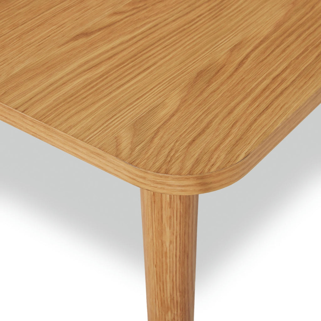 Quadratischer Couchtisch Nyborg Eiche massiv 70x70 cm - Natürliches Öl - FURNHOUSE