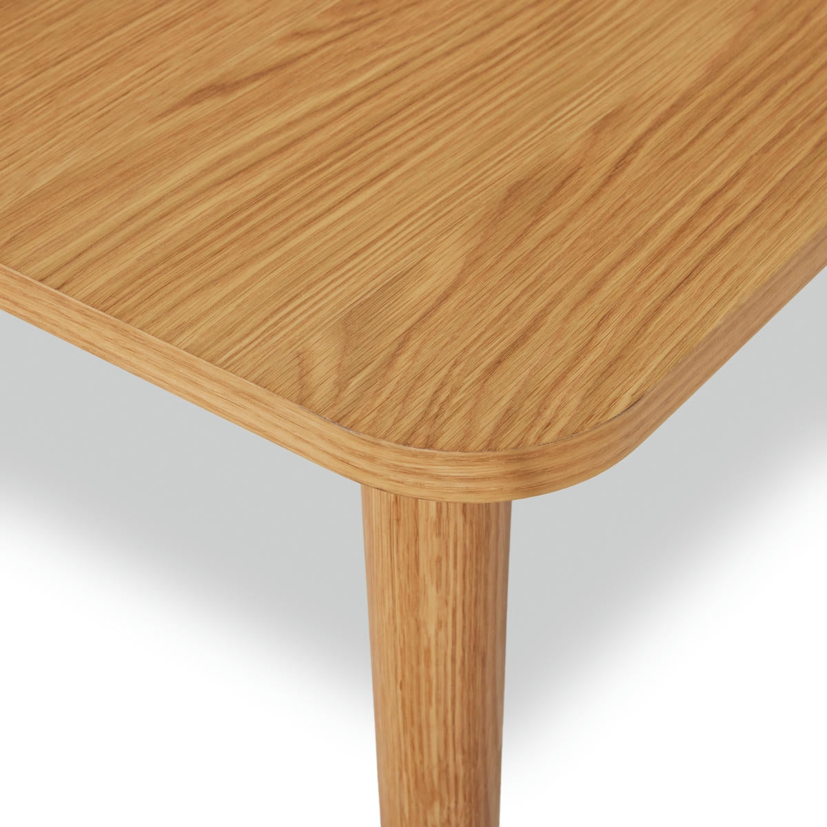 Quadratischer Couchtisch Nyborg Eiche massiv 70x70 cm - Natürliches Öl - FURNHOUSE