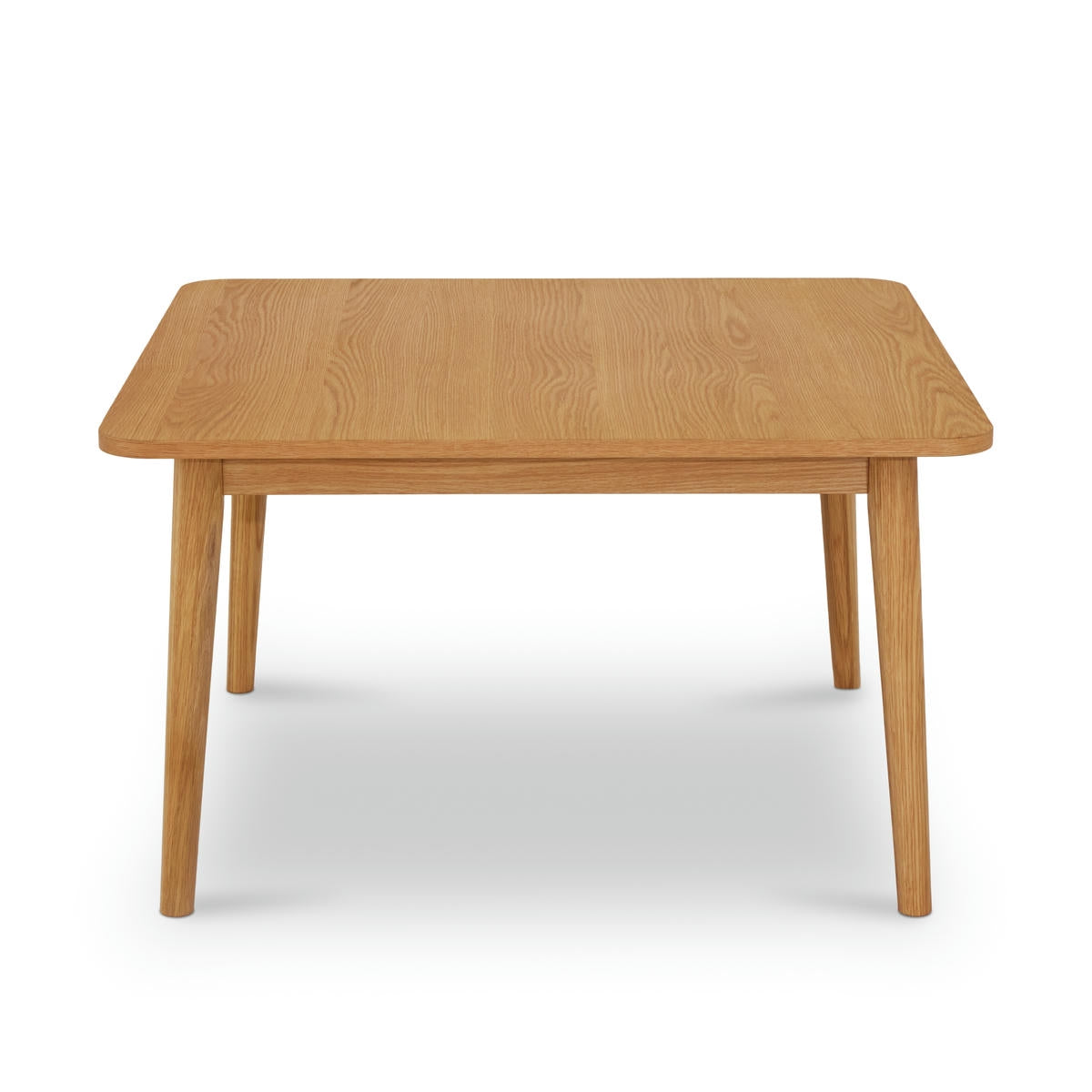 Quadratischer Couchtisch Nyborg Eiche massiv 90x90 cm - Natürliches Öl - FURNHOUSE