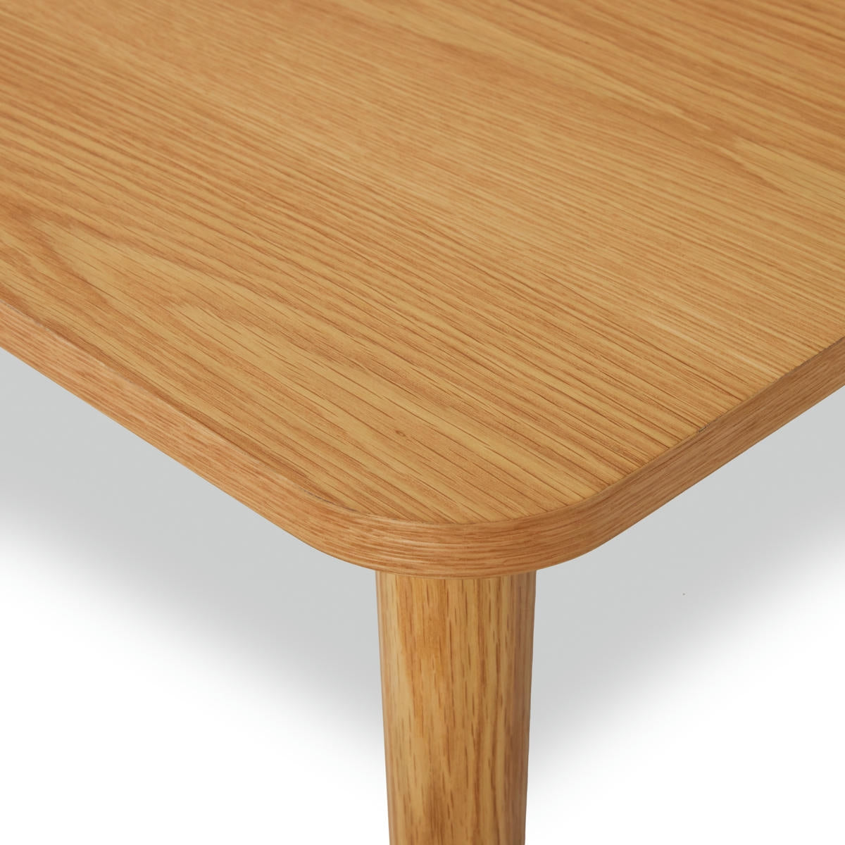 Quadratischer Couchtisch Nyborg Eiche massiv 90x90 cm - Natürliches Öl - FURNHOUSE