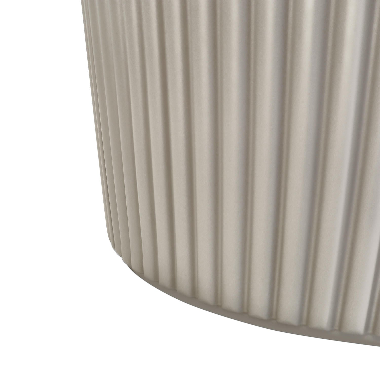 Easy Couchtisch Rund ø60 cm - Marmoroptik & Lamellenoptik Grau