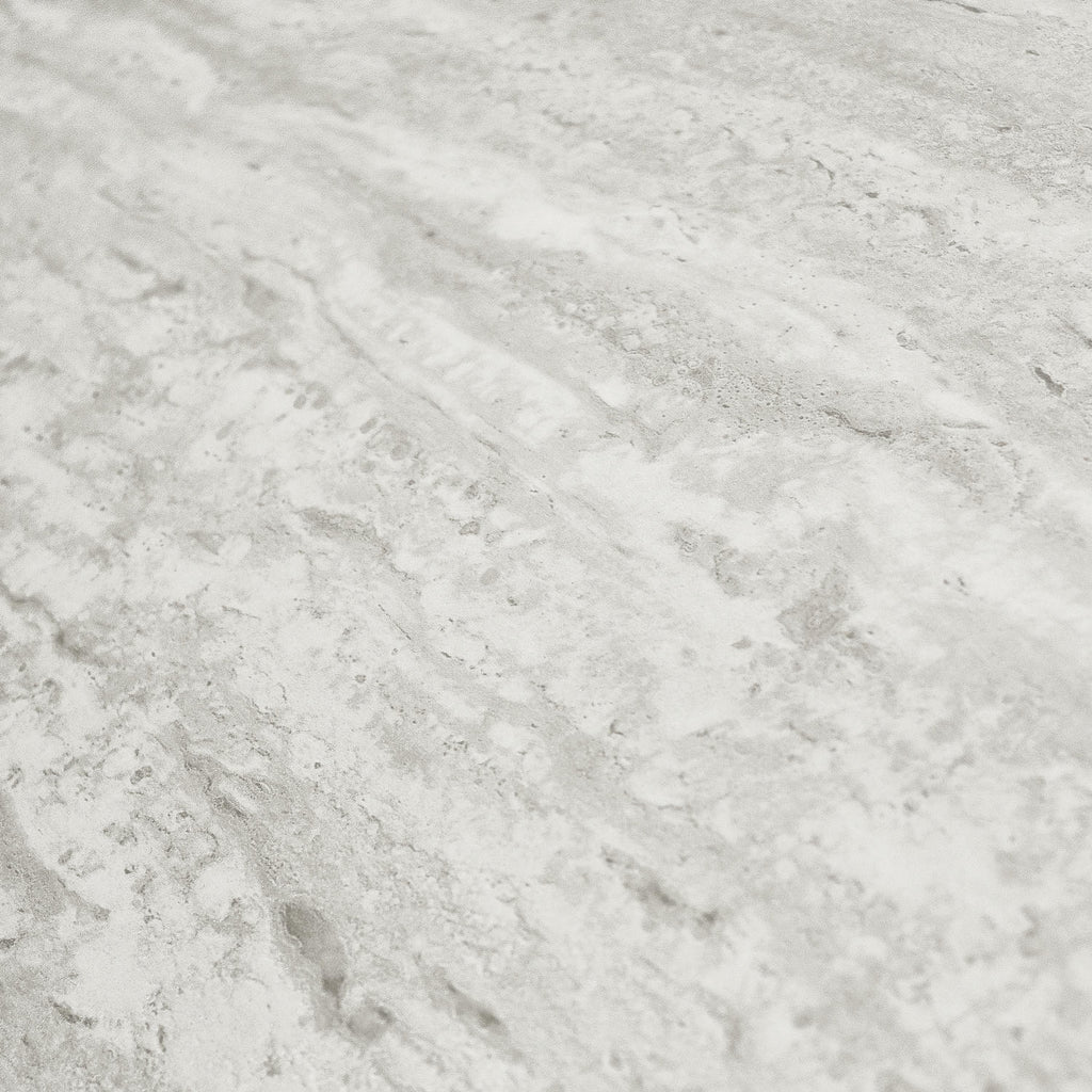 Tango Couchtisch Rund ø60 cm - Travertine-Optik Grau