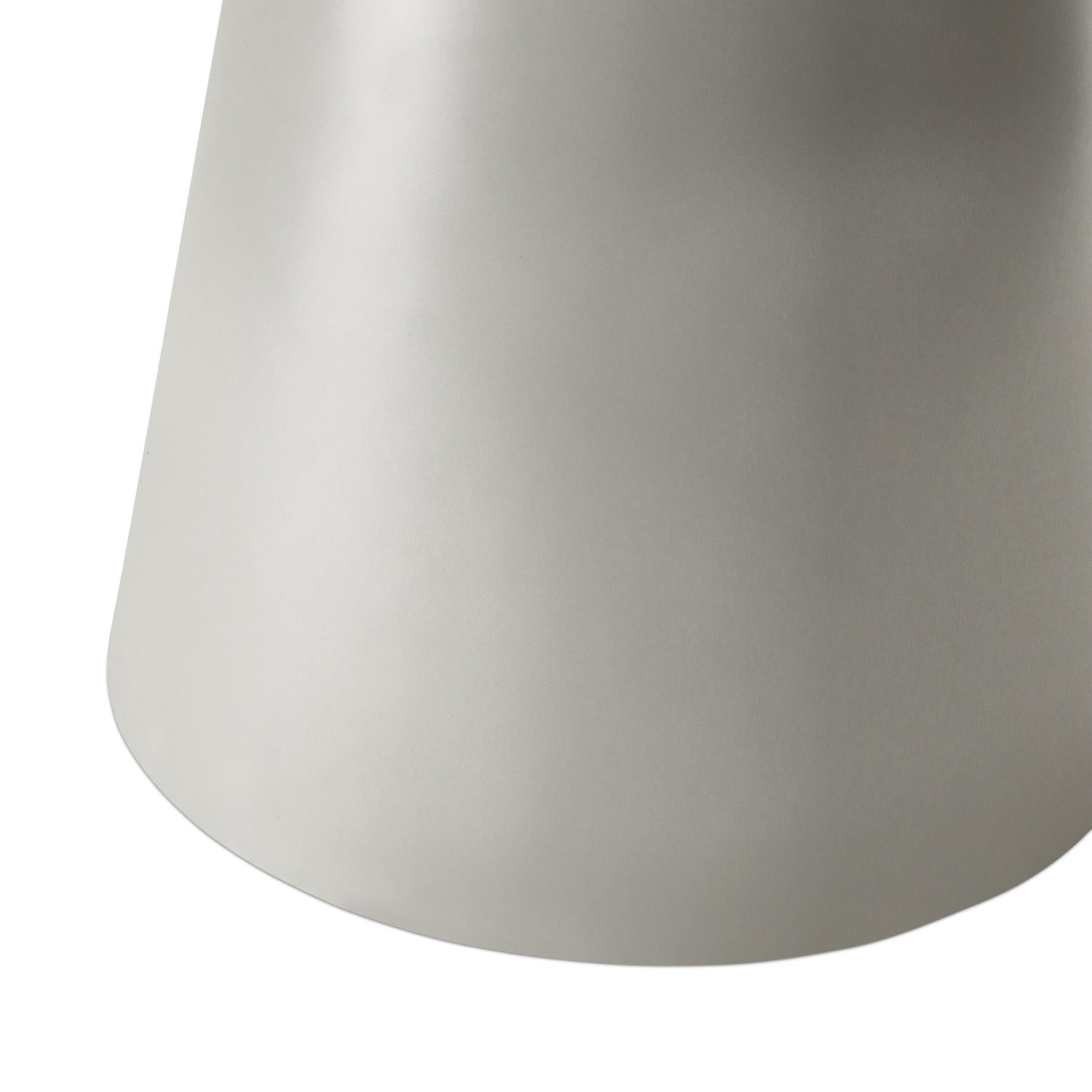 Tango Couchtisch Rund ø60 cm - Travertine-Optik Grau