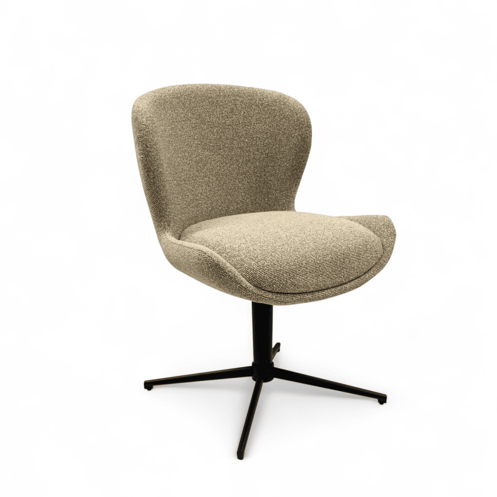 2er Set Esszimmerstühle - Drehbar - Beige - FURNHOUSE