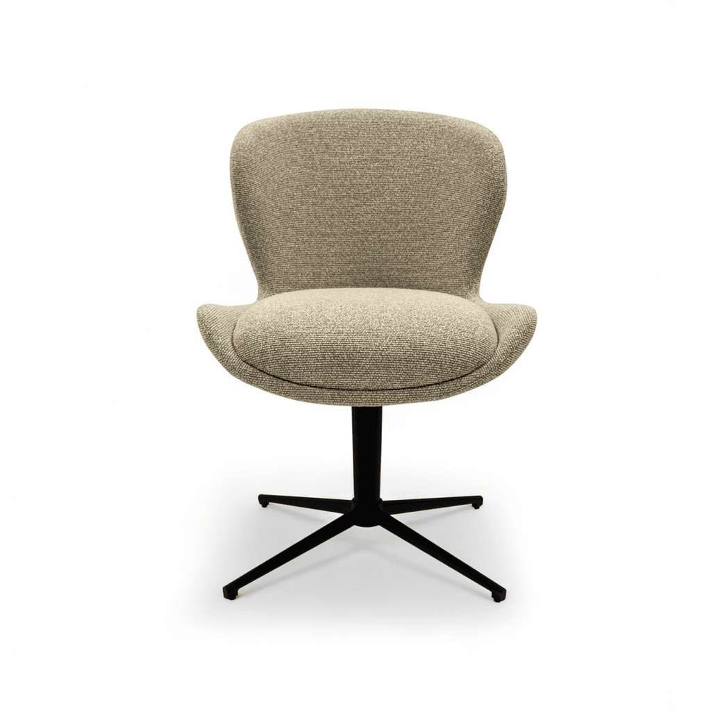 2er Set Esszimmerstühle - Drehbar - Beige - FURNHOUSE