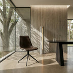 2er Set Esszimmerstühle - Drehbar - Braun - FURNHOUSE