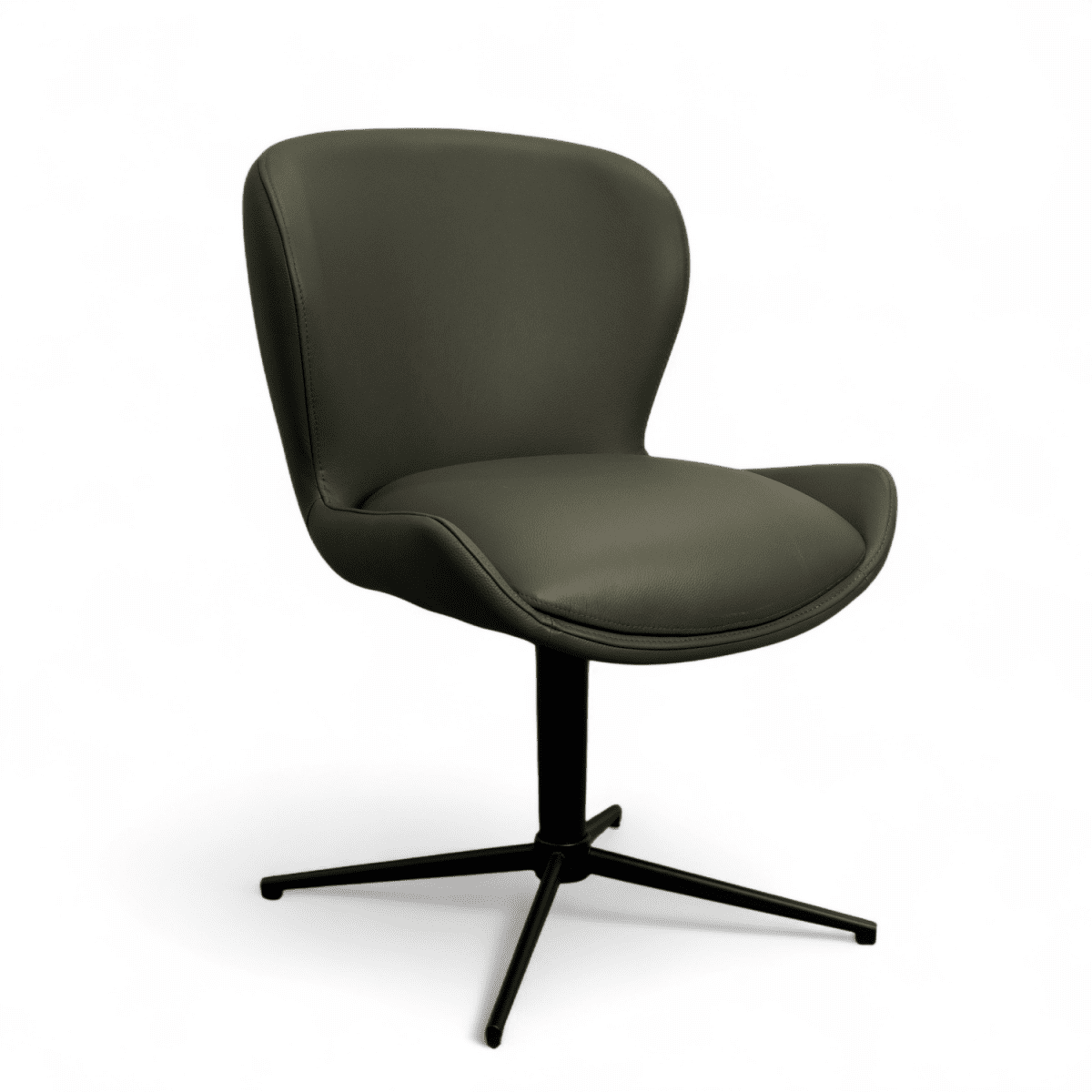 2er Set Esszimmerstühle - Drehbar - Olivgrün - FURNHOUSE