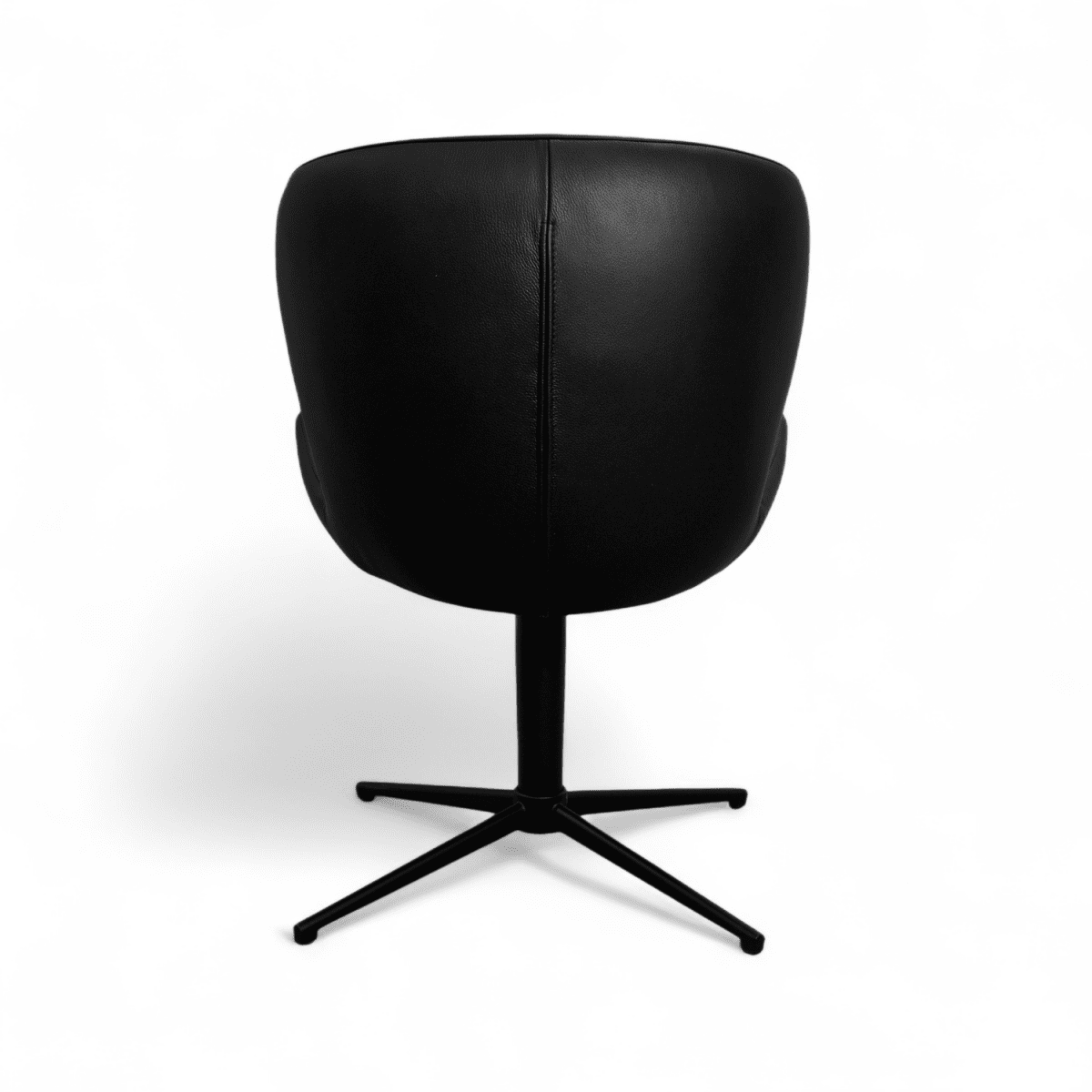 2er Set Esszimmerstühle - Drehbar - Schwarz - FURNHOUSE