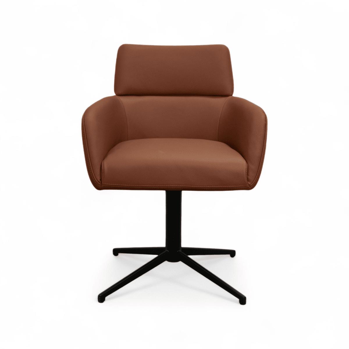 2er Set Esszimmerstühle mit Armlehne - Drehbar - Dunkelbraun - FURNHOUSE