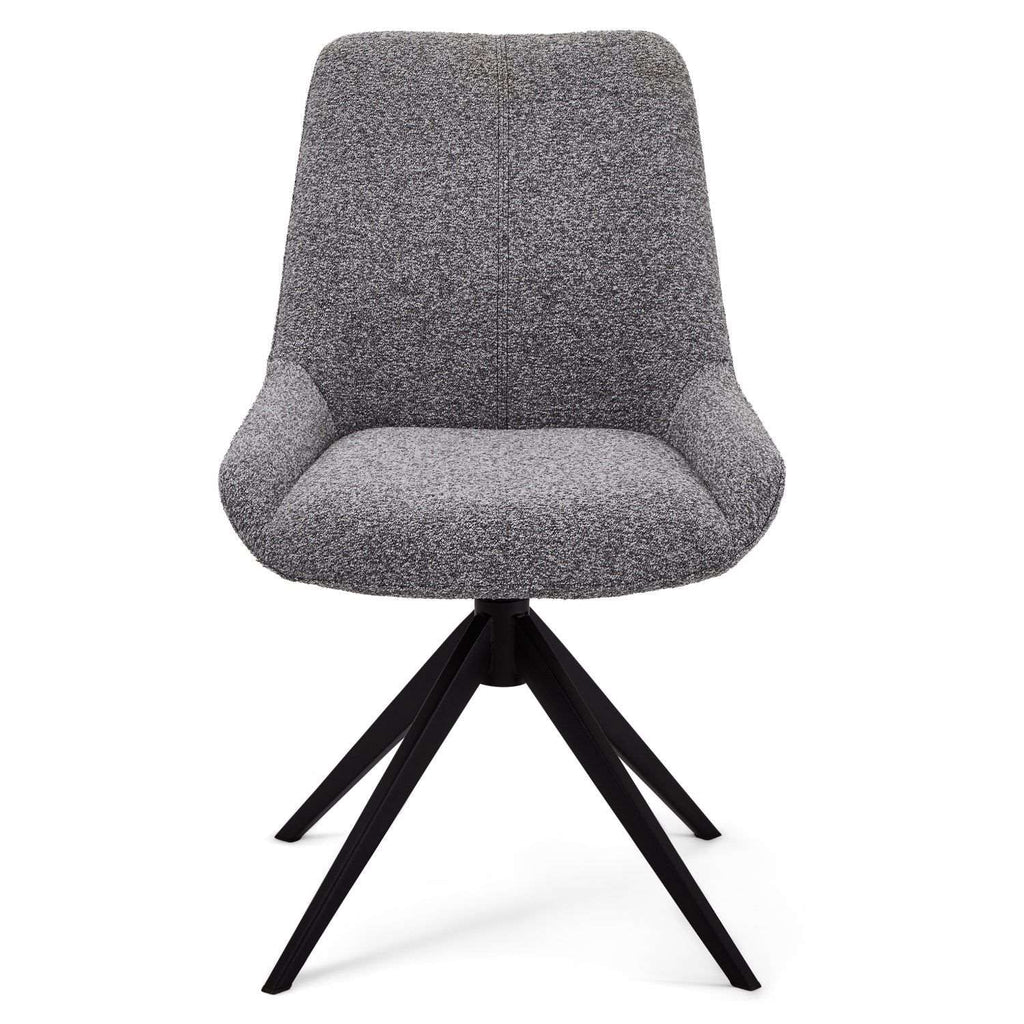 2er Set Polsterstühle mit RückdrehfunktionHelena Grau - FURNHOUSE