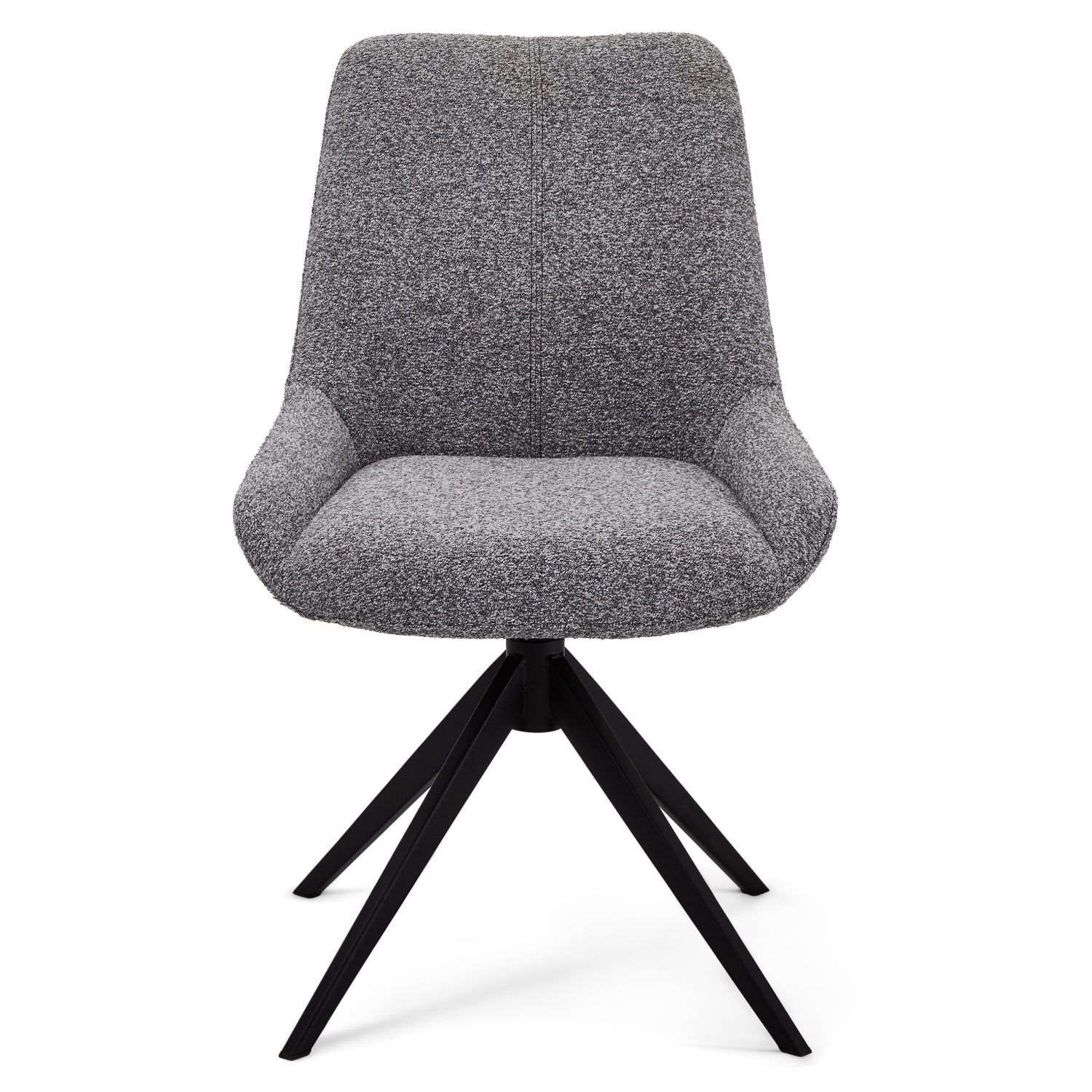 2er Set Polsterstühle mit RückdrehfunktionHelena Grau - FURNHOUSE