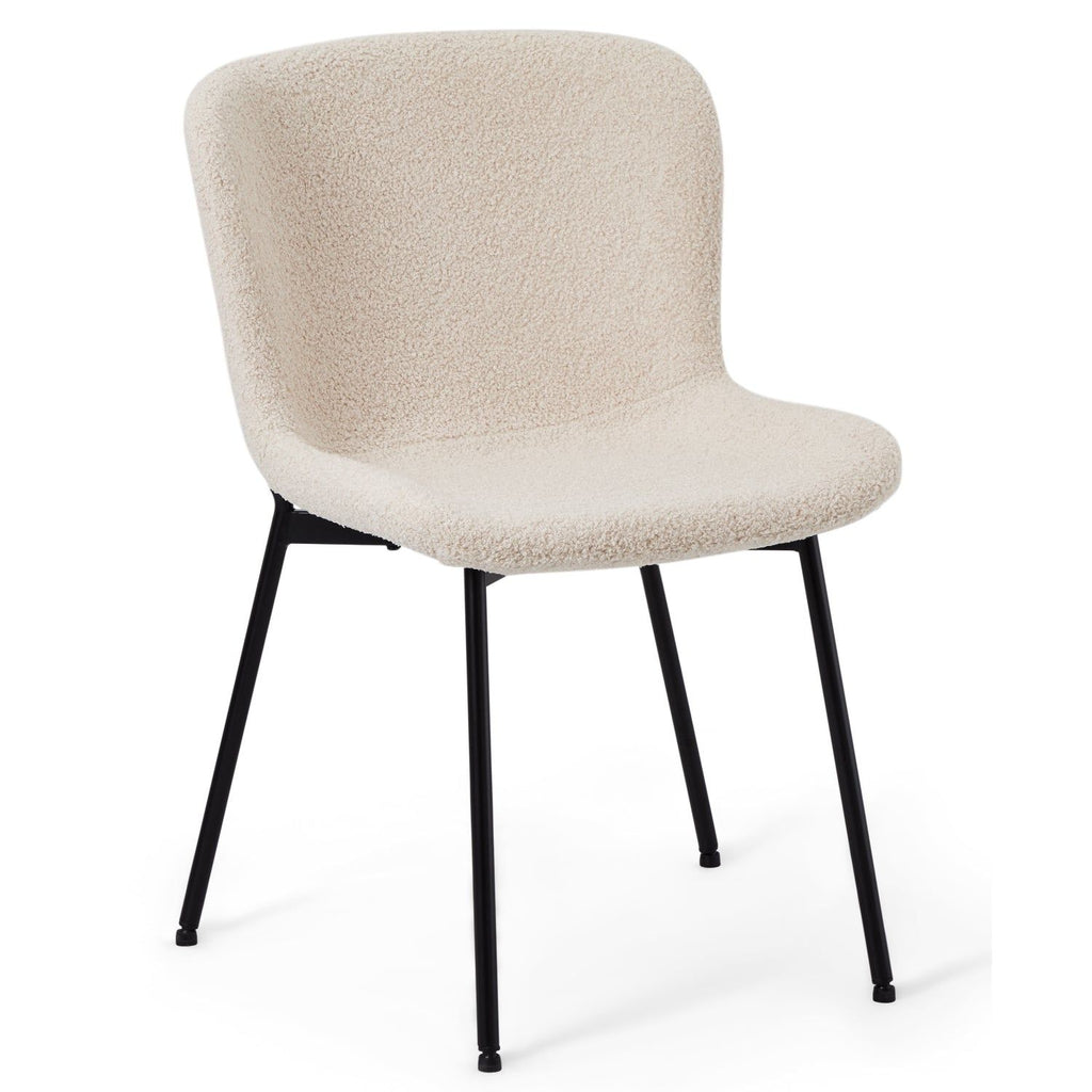 2er Set Polsterstühle Teddy Beige - FURNHOUSE