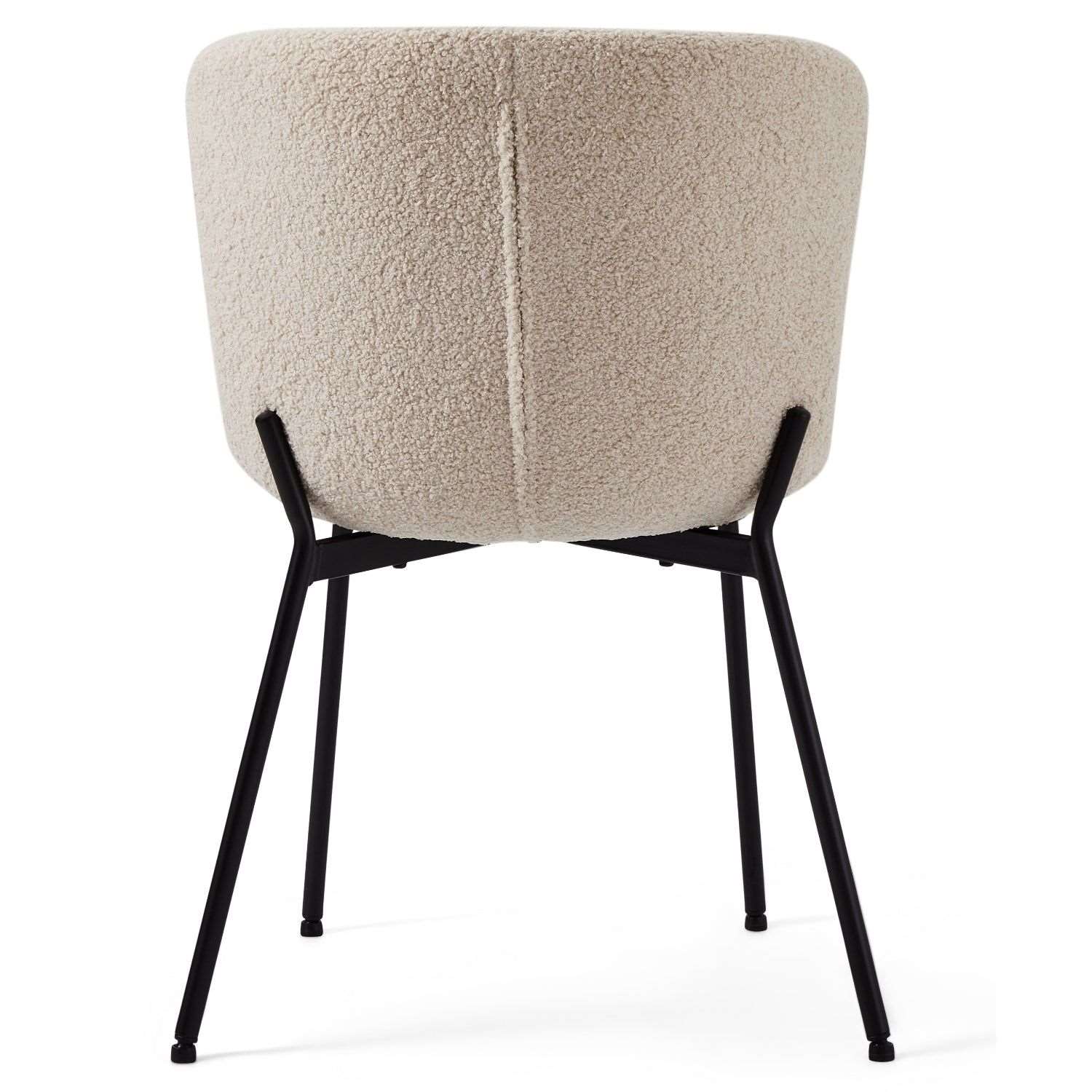 2er Set Polsterstühle Teddy Beige - FURNHOUSE