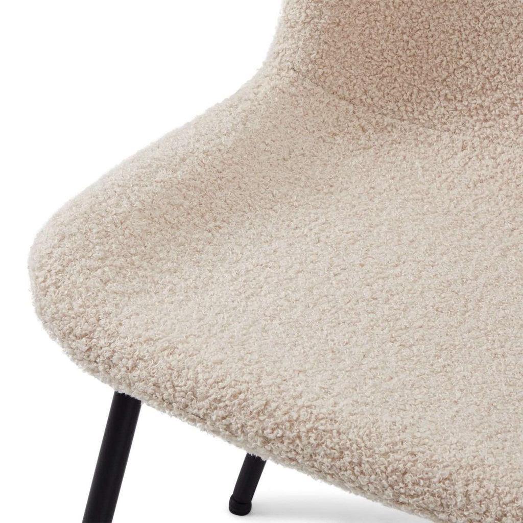 2er Set Polsterstühle Teddy Beige - FURNHOUSE