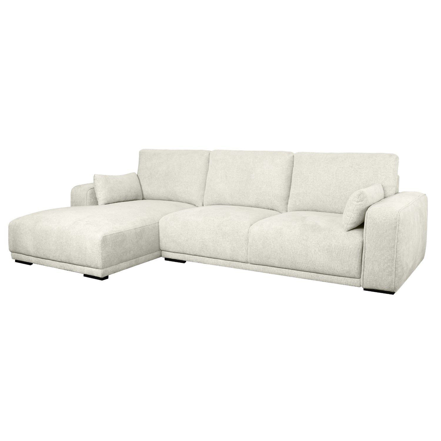 3-Sitzer Ecksofa Links California Beige - FURNHOUSE