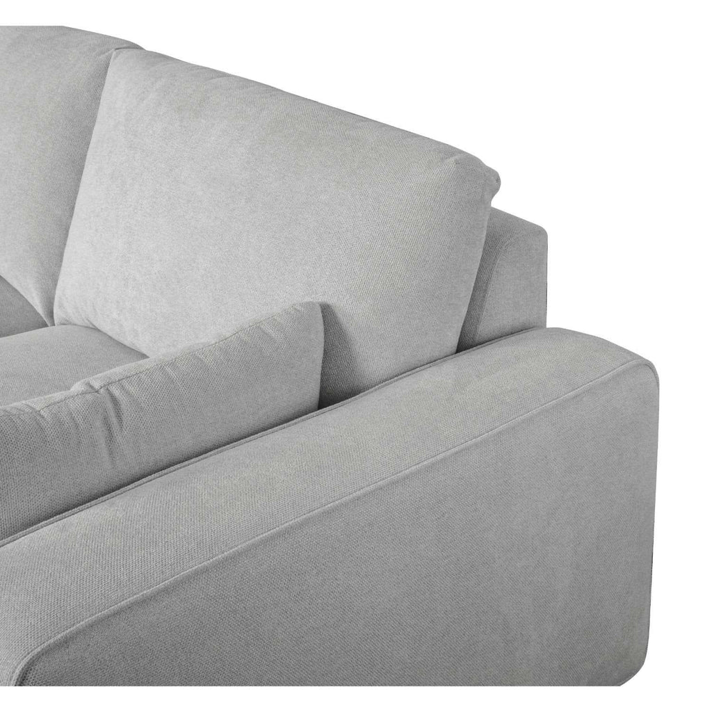 3-Sitzer Ecksofa Links California Grau - FURNHOUSE