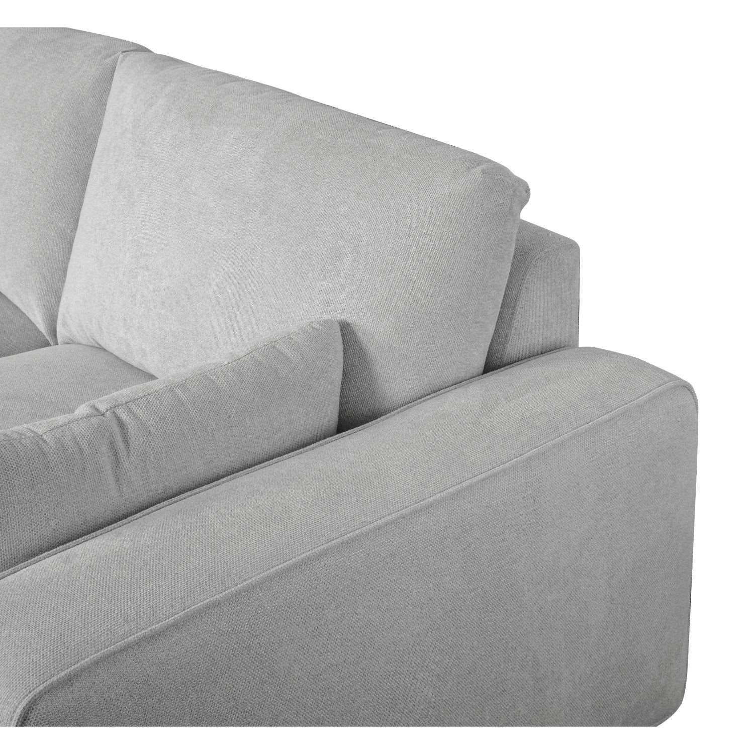 3-Sitzer Ecksofa Links California Grau - FURNHOUSE