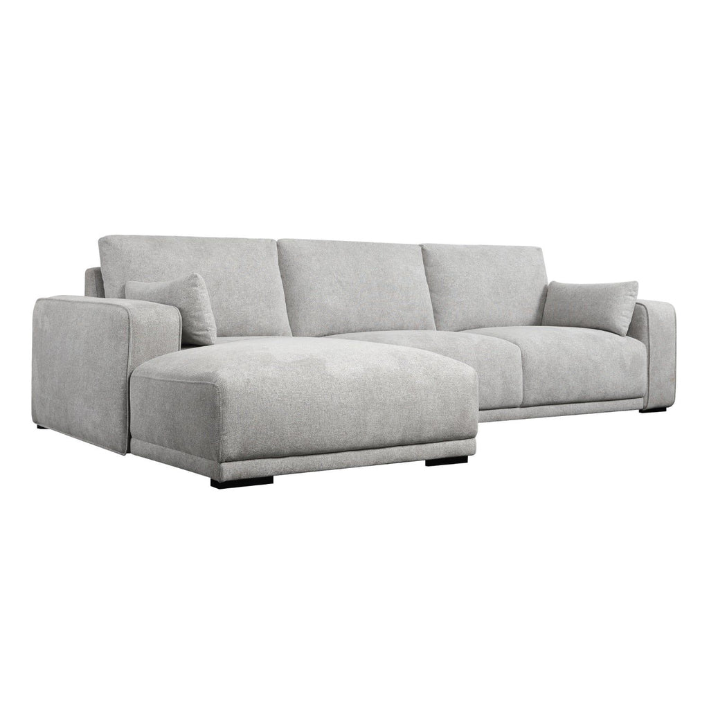3-Sitzer Ecksofa Links California Grau - FURNHOUSE