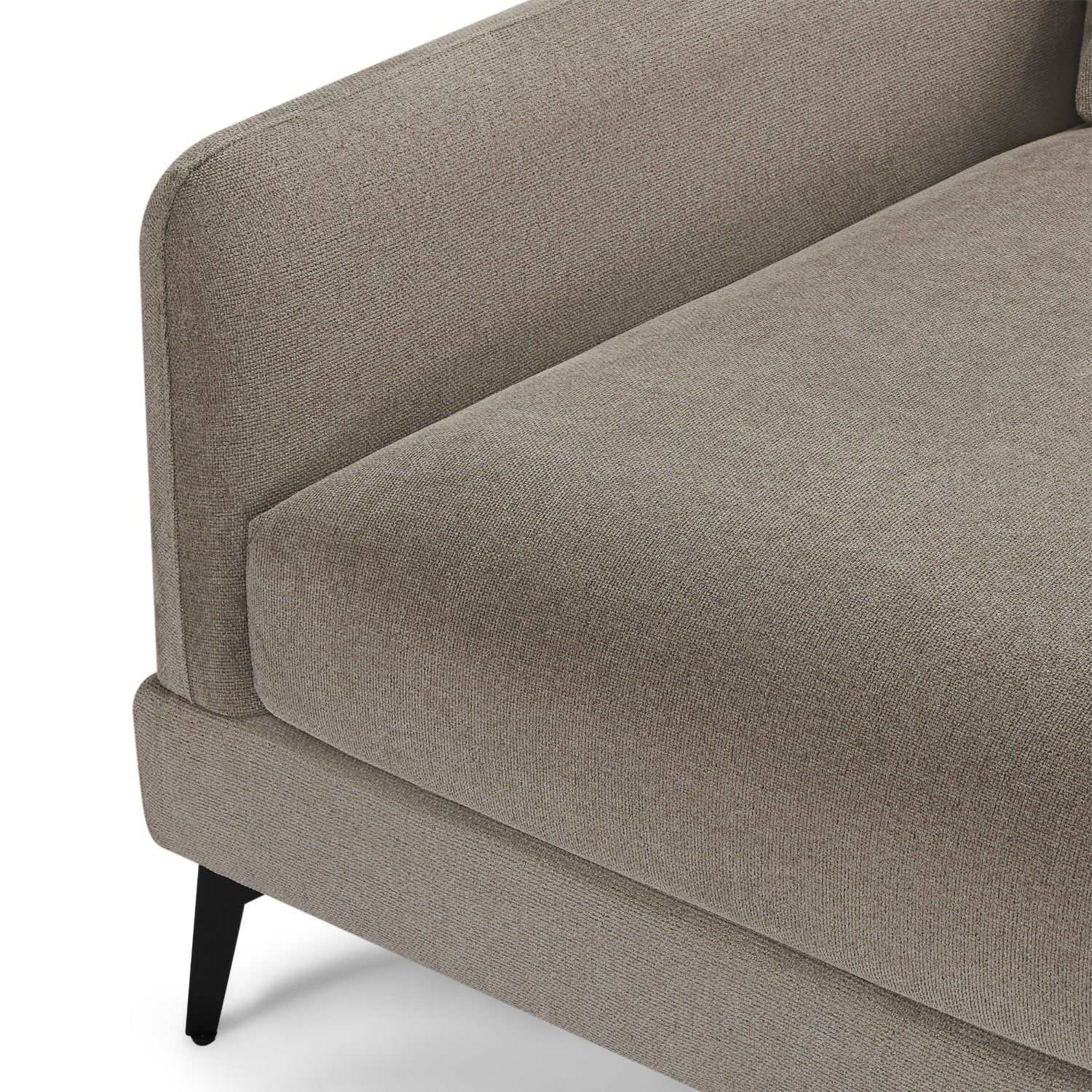 3-Sitzer Ecksofa Links Maggie Beige - FURNHOUSE