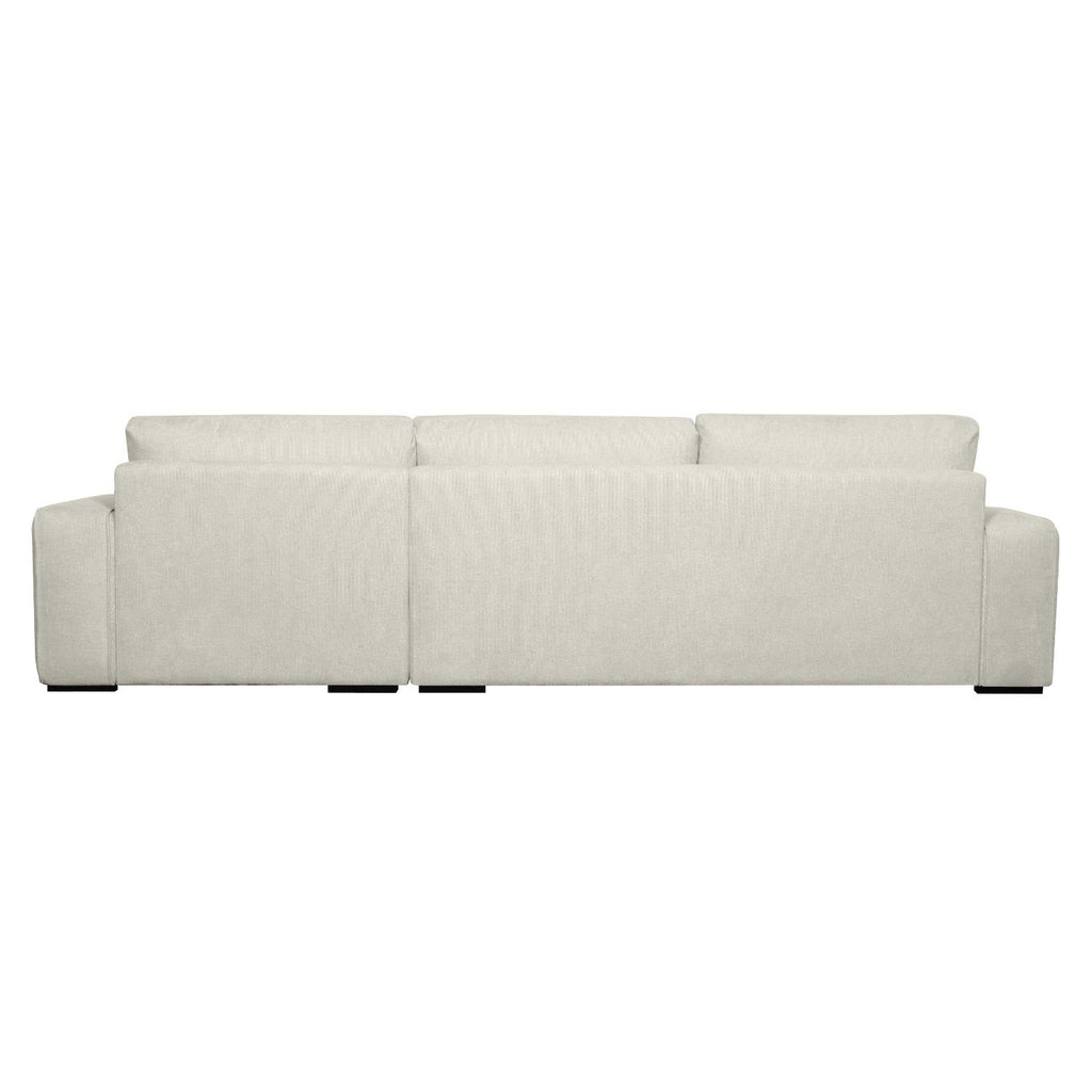 3-Sitzer Ecksofa Rechts California Beige - FURNHOUSE