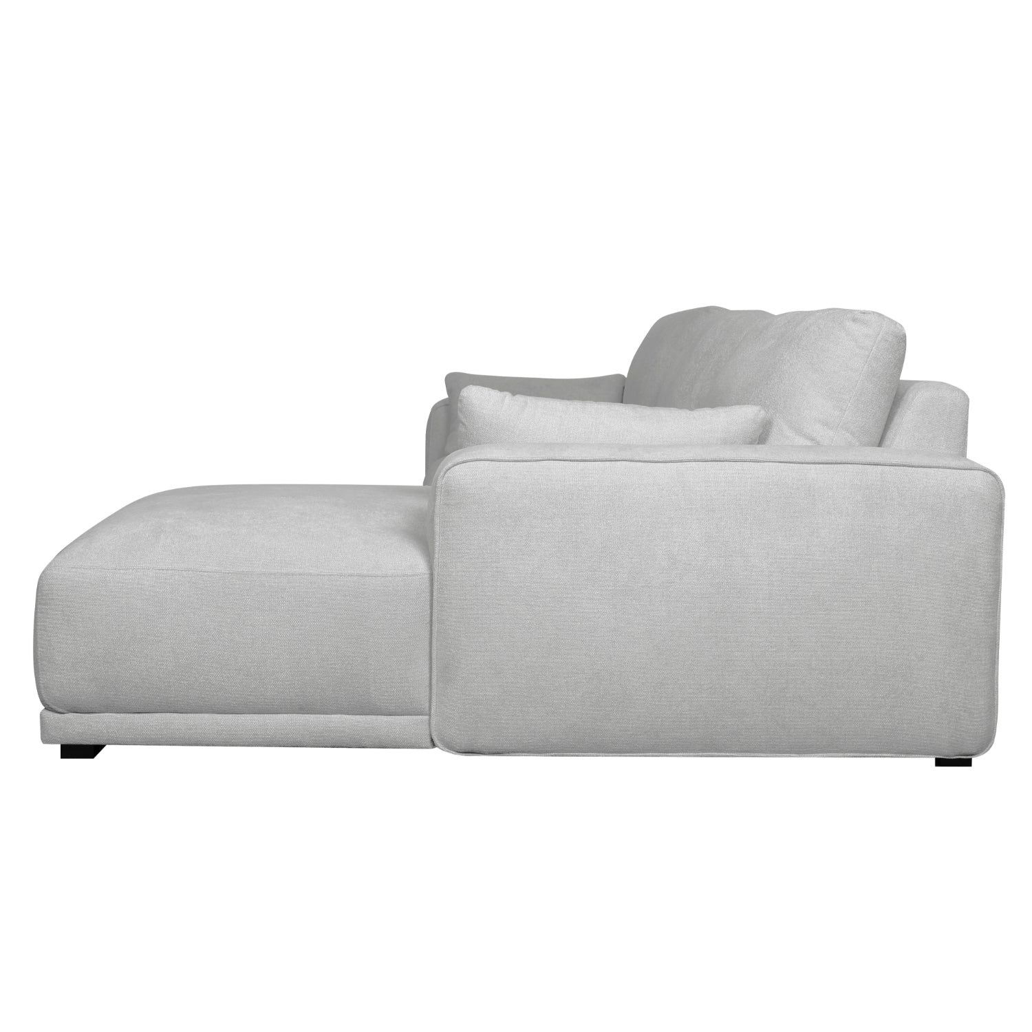 3-Sitzer Ecksofa Rechts California Grau - FURNHOUSE