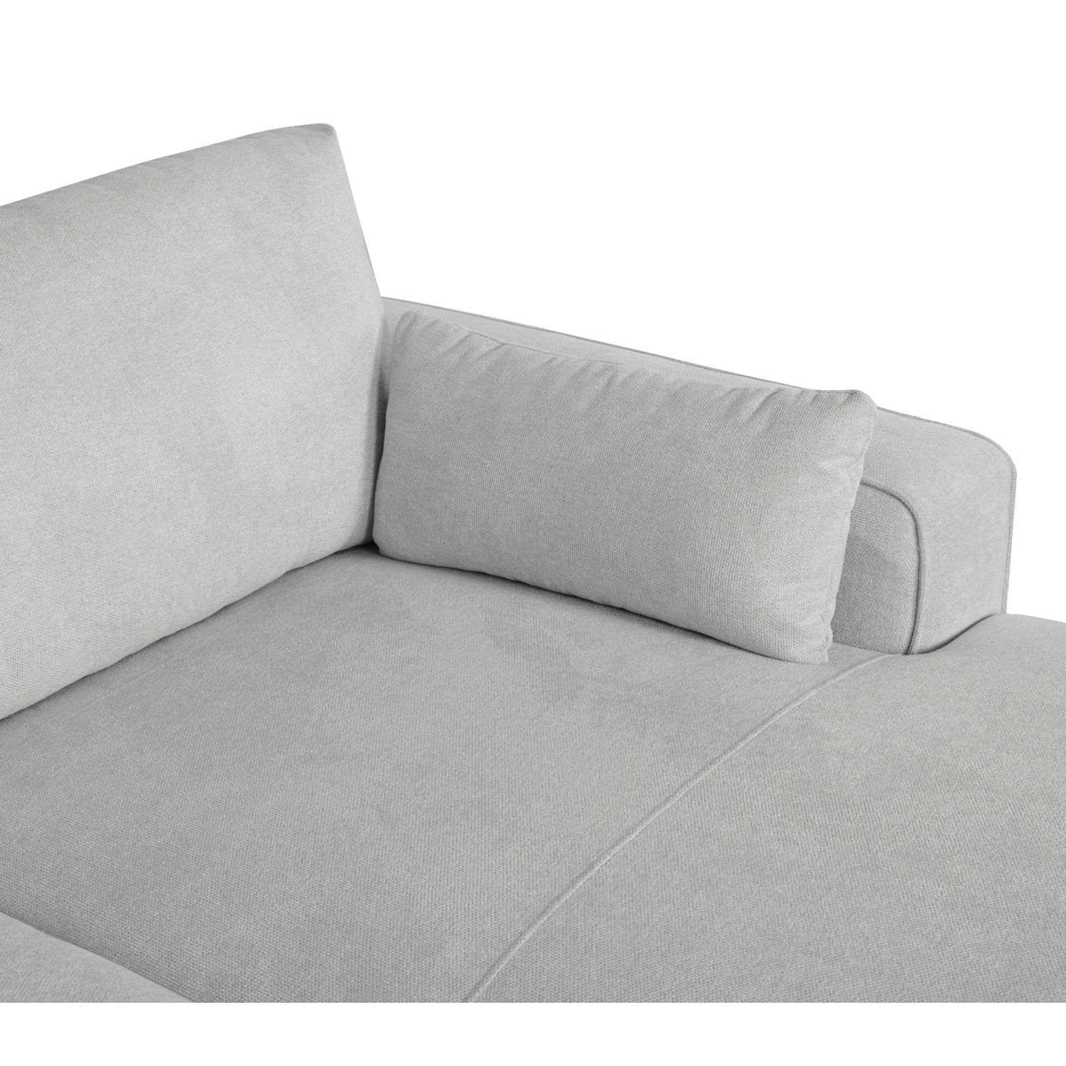 3-Sitzer Ecksofa Rechts California Grau - FURNHOUSE