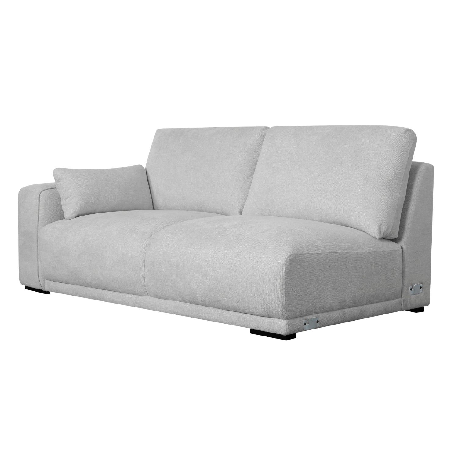 3-Sitzer Ecksofa Rechts California Grau - FURNHOUSE