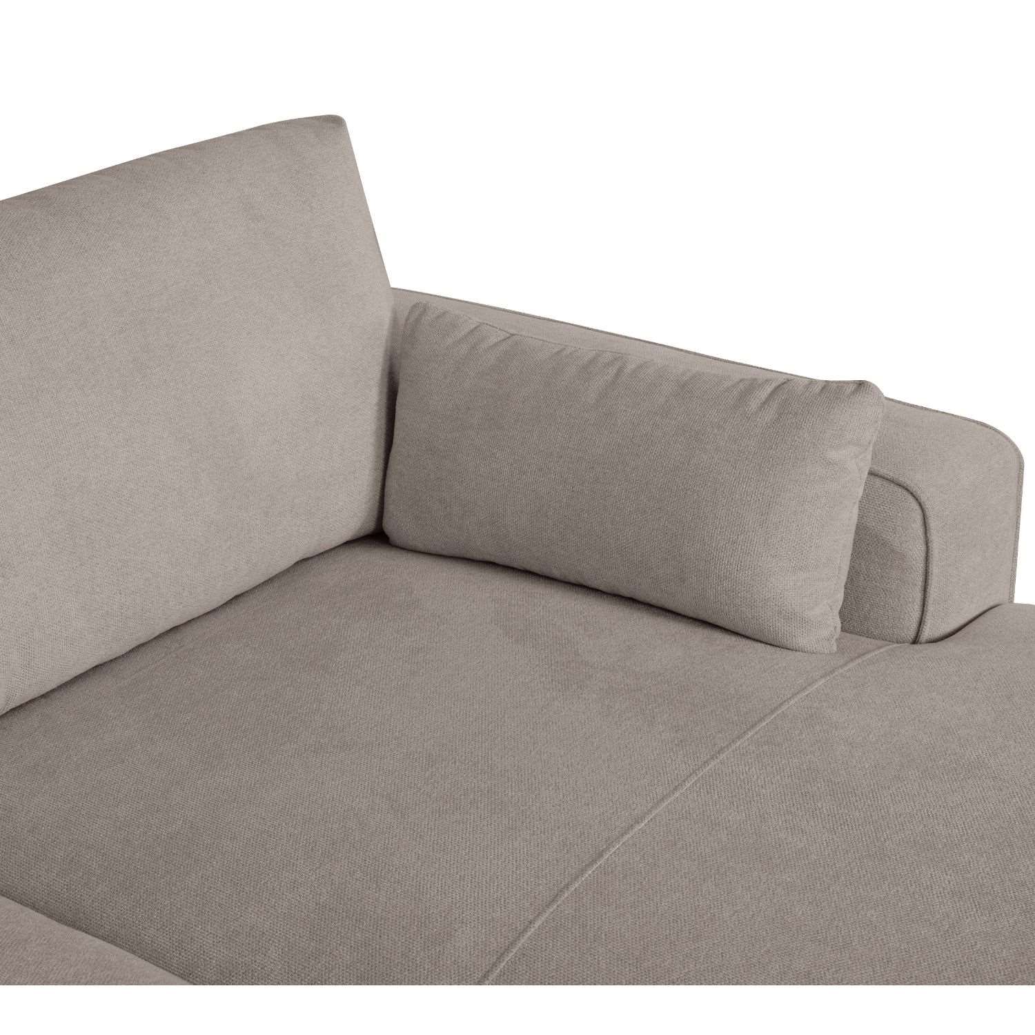 3-Sitzer Ecksofa Rechts California Sand - FURNHOUSE