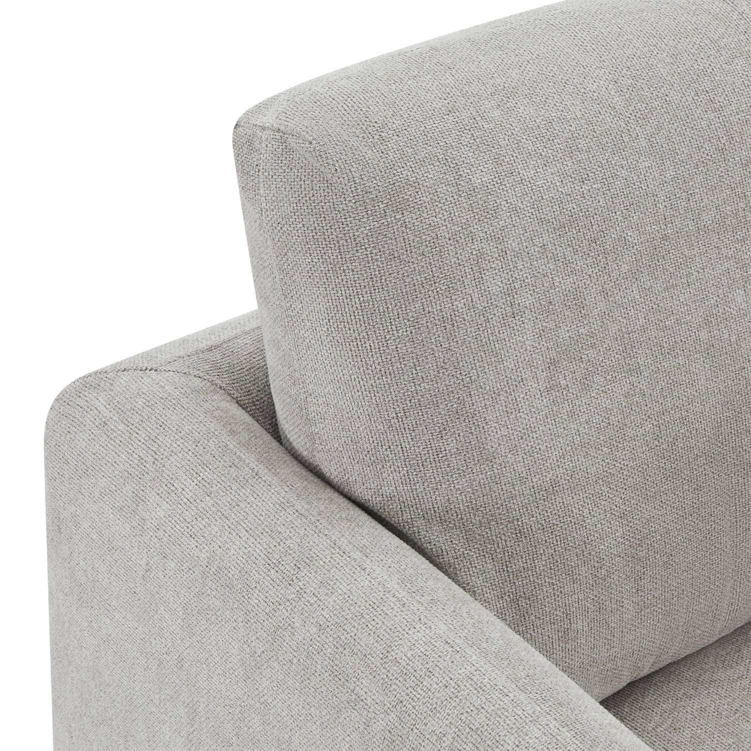 3-Sitzer Ecksofa Rechts Maggie Grau - FURNHOUSE