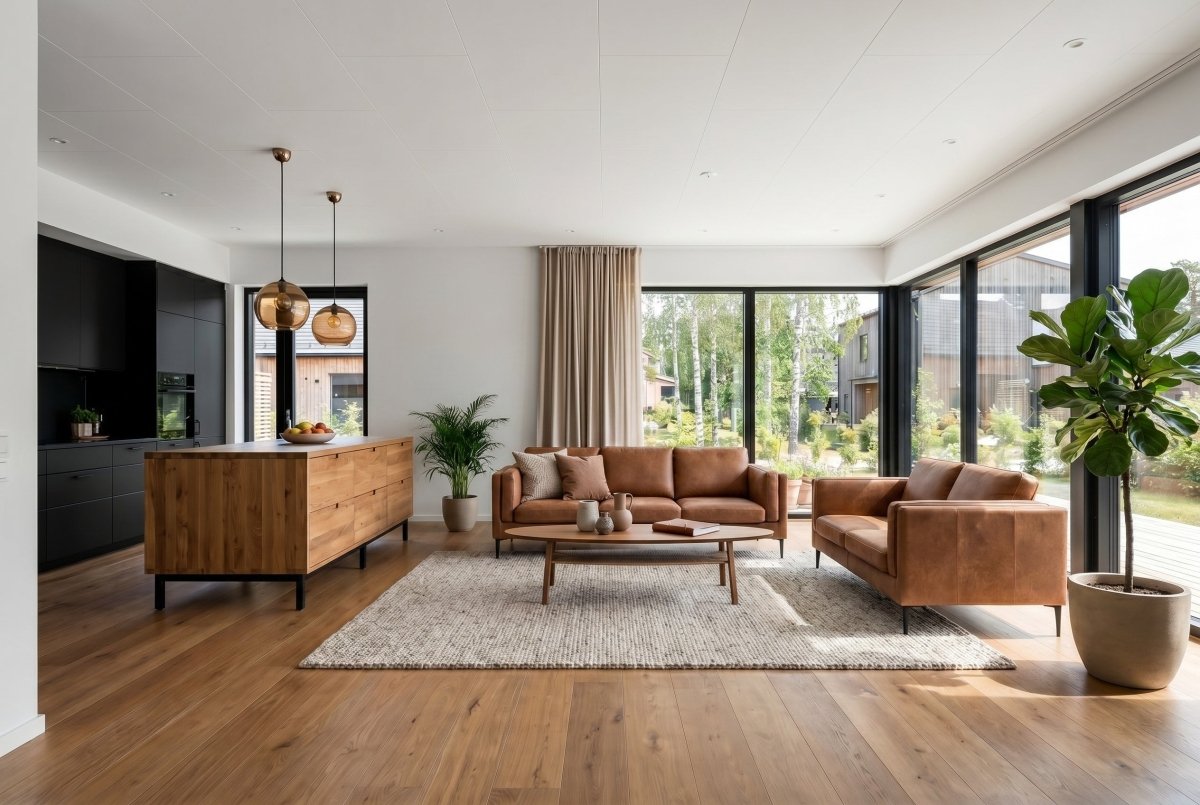 3 - Sitzer Ledersofa - Echtleder Cognac Braun - IBBE DESIGN - FURNHOUSE