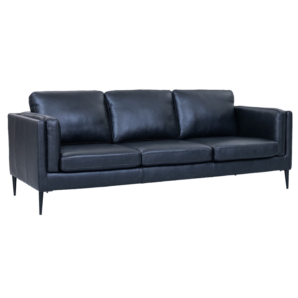 3-Sitzer Sofa Valencia Schwarz - FURNHOUSE