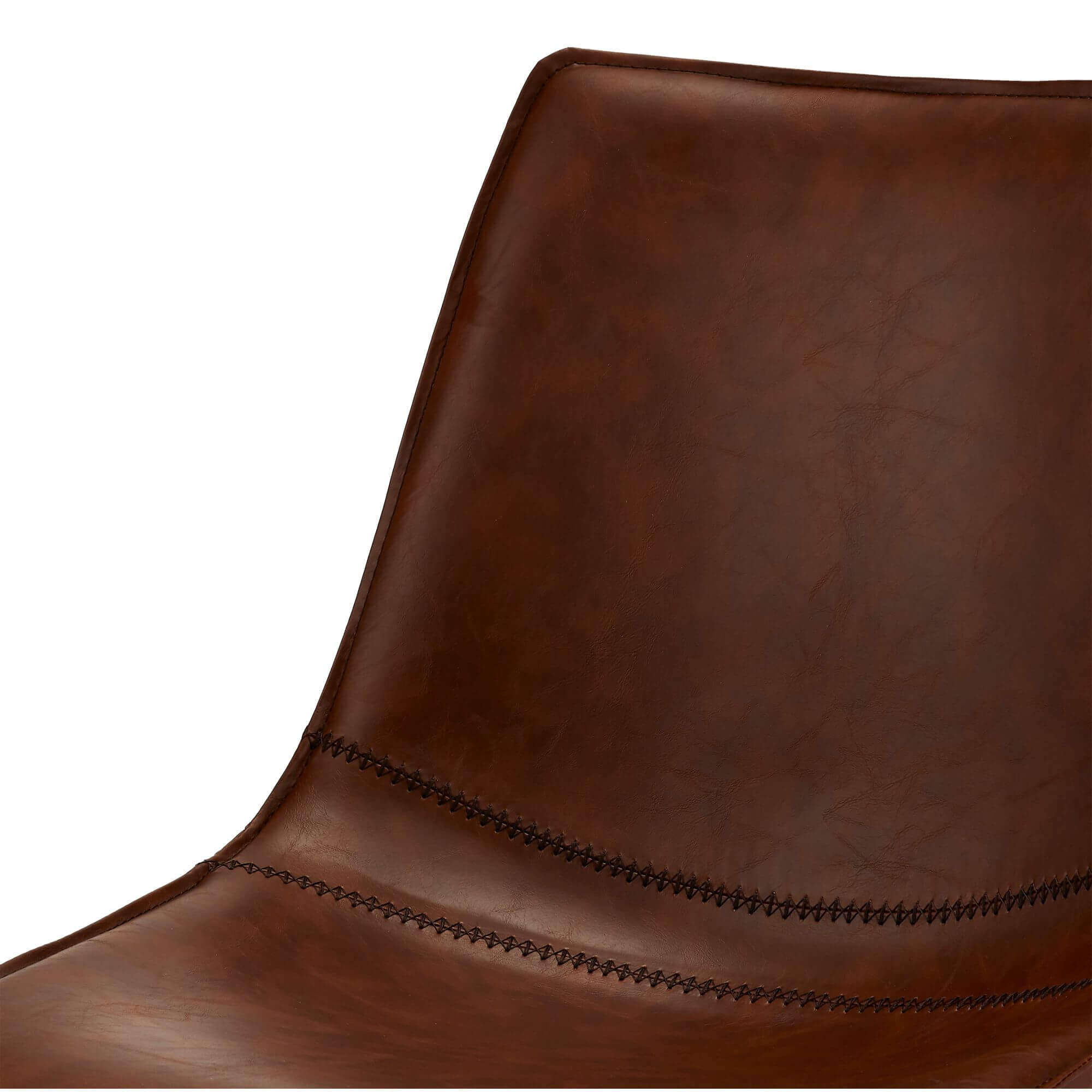 4er Set Esszimmerstühle Isabel - Drehbar - Cognac Braun
