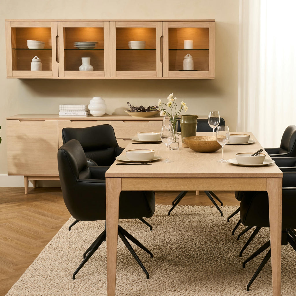 Kerteminde Sideboard mit 3 Türen - 213 cm breit - Eiche Weiß geöltes