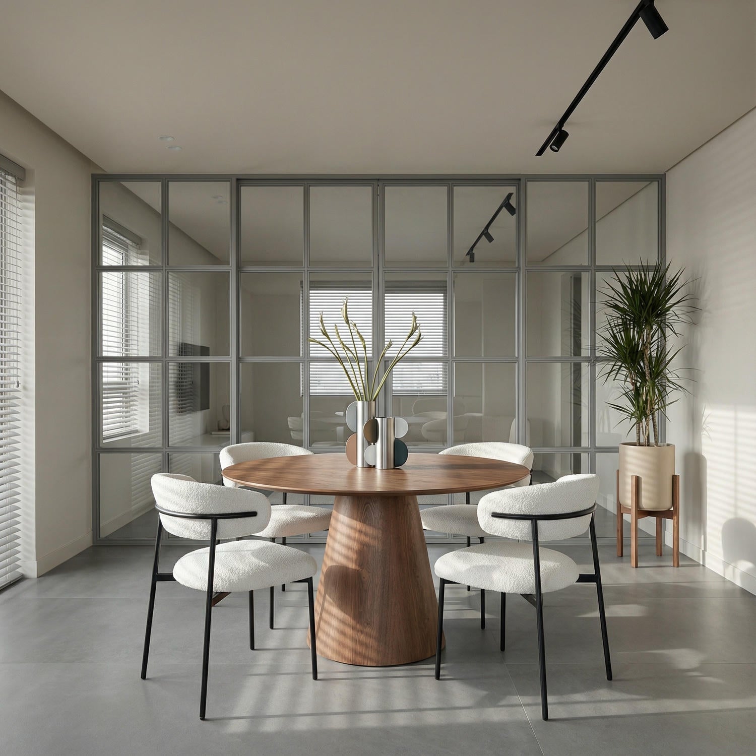 6er Set Esszimmerstühle Diana - Cremeweiß - FURNHOUSE