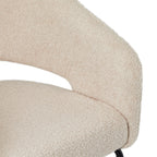 Armlehne im Detail, Esszimmerstuhl mit Armlehne Natalie Beige