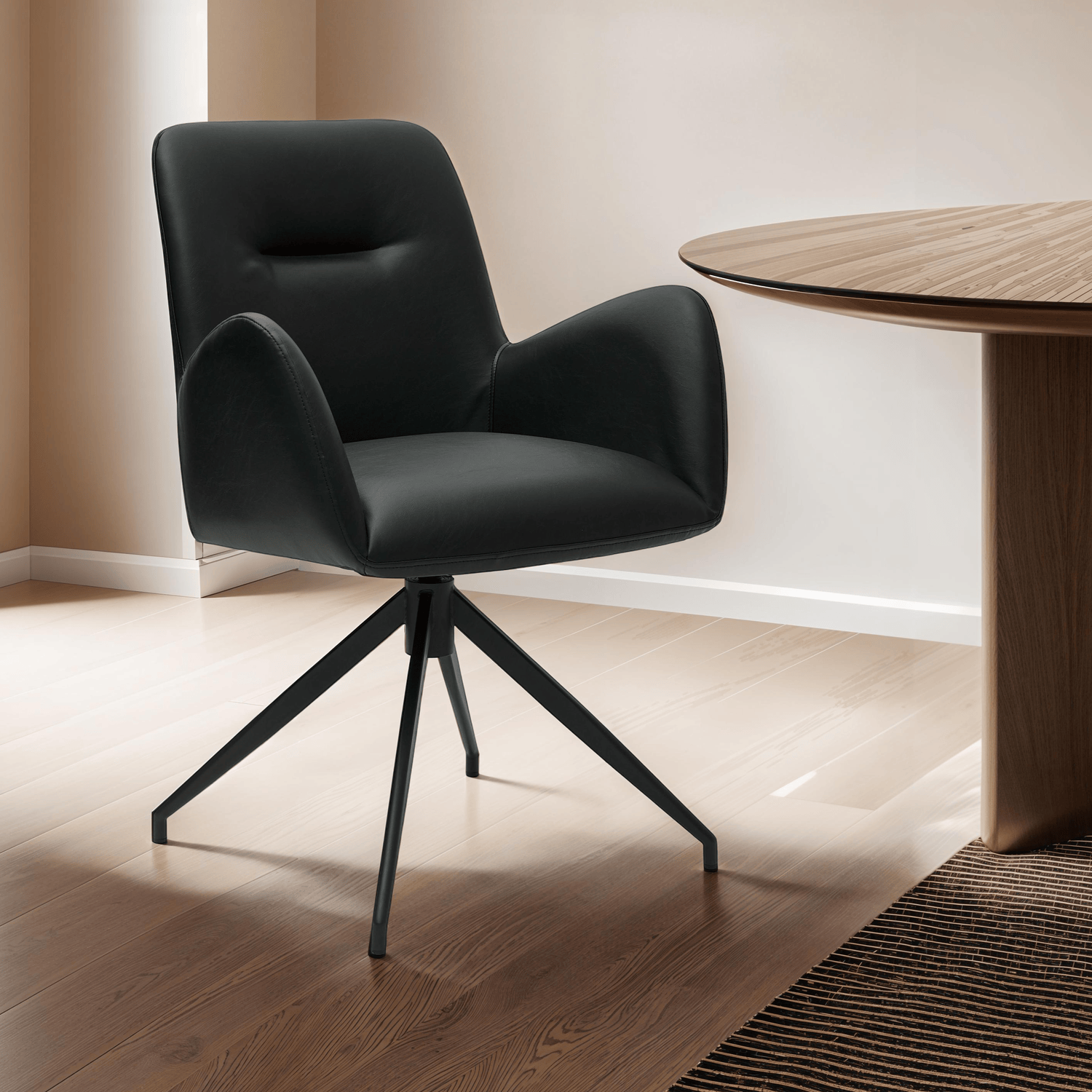 2er Set Armlehnenstühle Jennifer Schwarz - FURNHOUSE